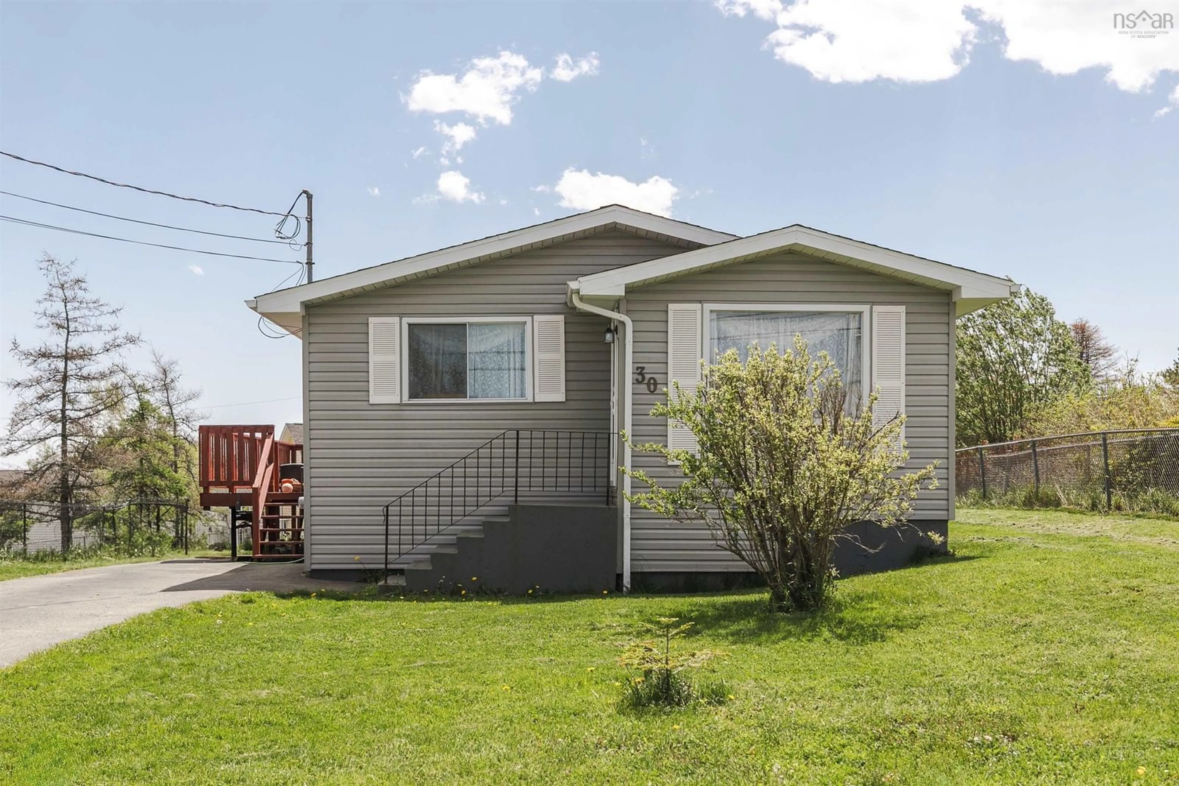Home with vinyl exterior material, street for 30 Lanarkshire, Cole Harbour Nova Scotia B2W 4S6