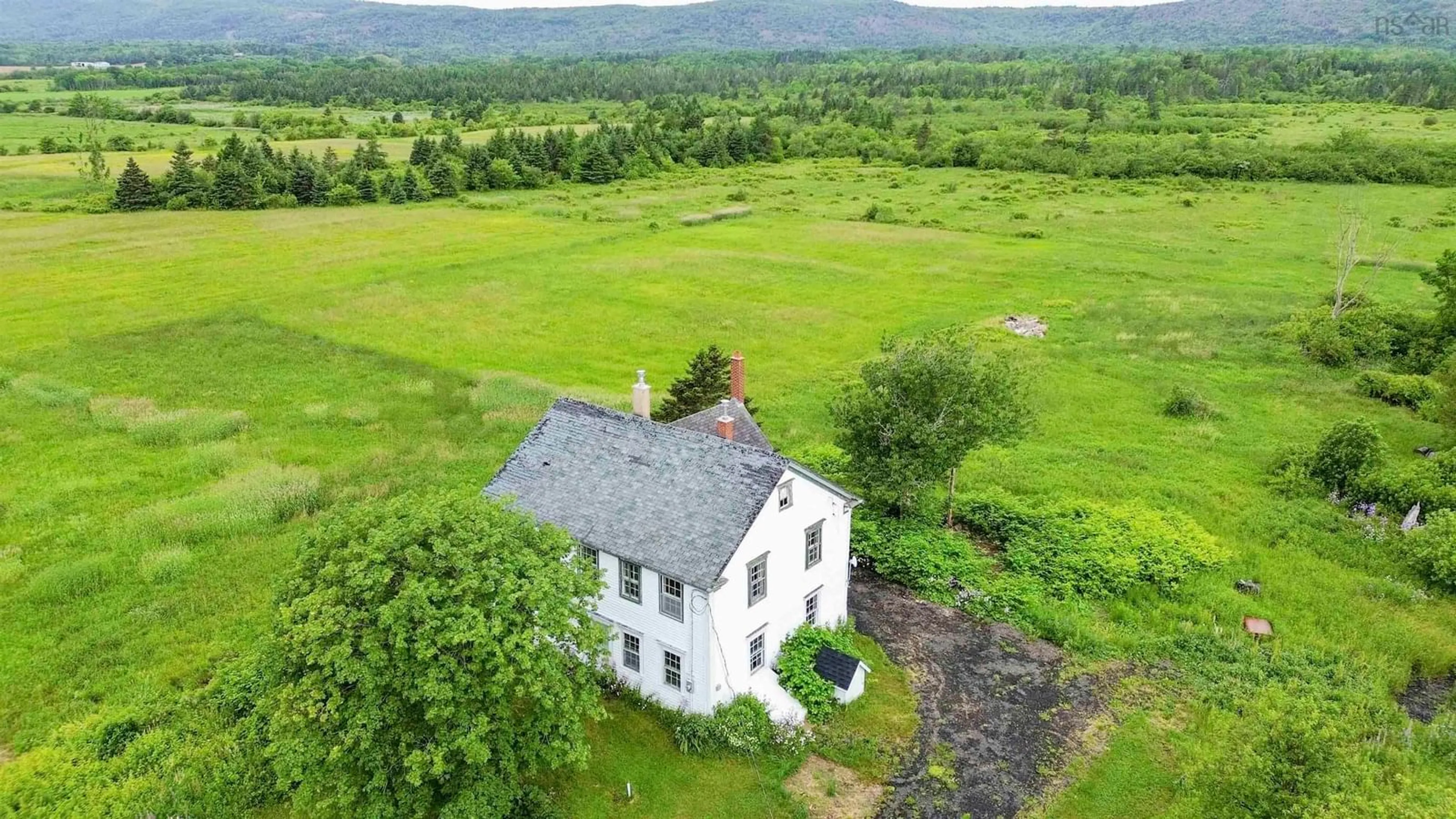 A pic from outside/outdoor area/front of a property/back of a property/a pic from drone, building for 8045 Highway 1, Upper Granville Nova Scotia B0S 1A0