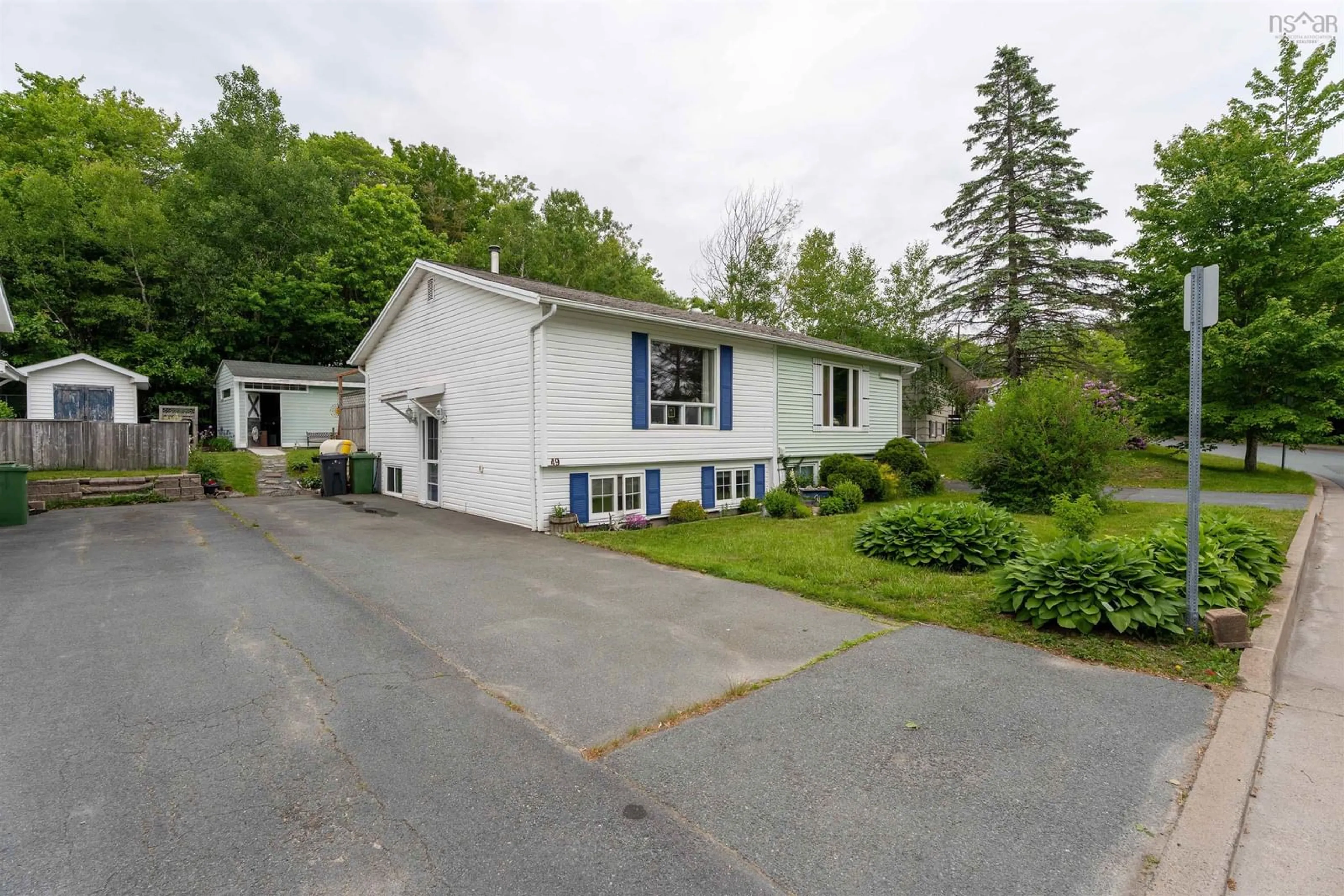 A pic from outside/outdoor area/front of a property/back of a property/a pic from drone, street for 49 Prince St, Lower Sackville Nova Scotia B4C 1L2