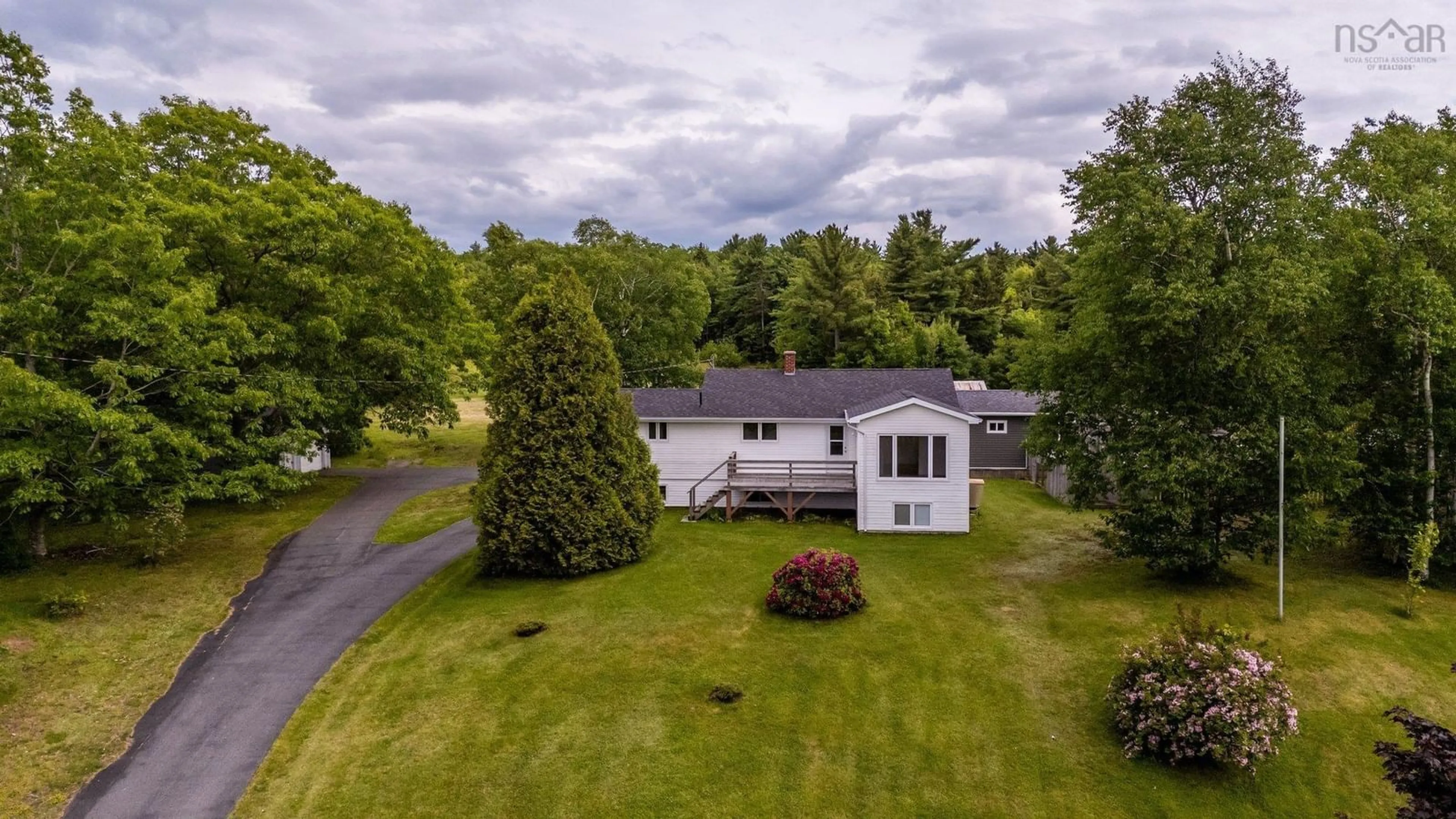 A pic from outside/outdoor area/front of a property/back of a property/a pic from drone, water/lake/river/ocean view for 72 New Canaan Rd, Canaan Nova Scotia B4N 4K1