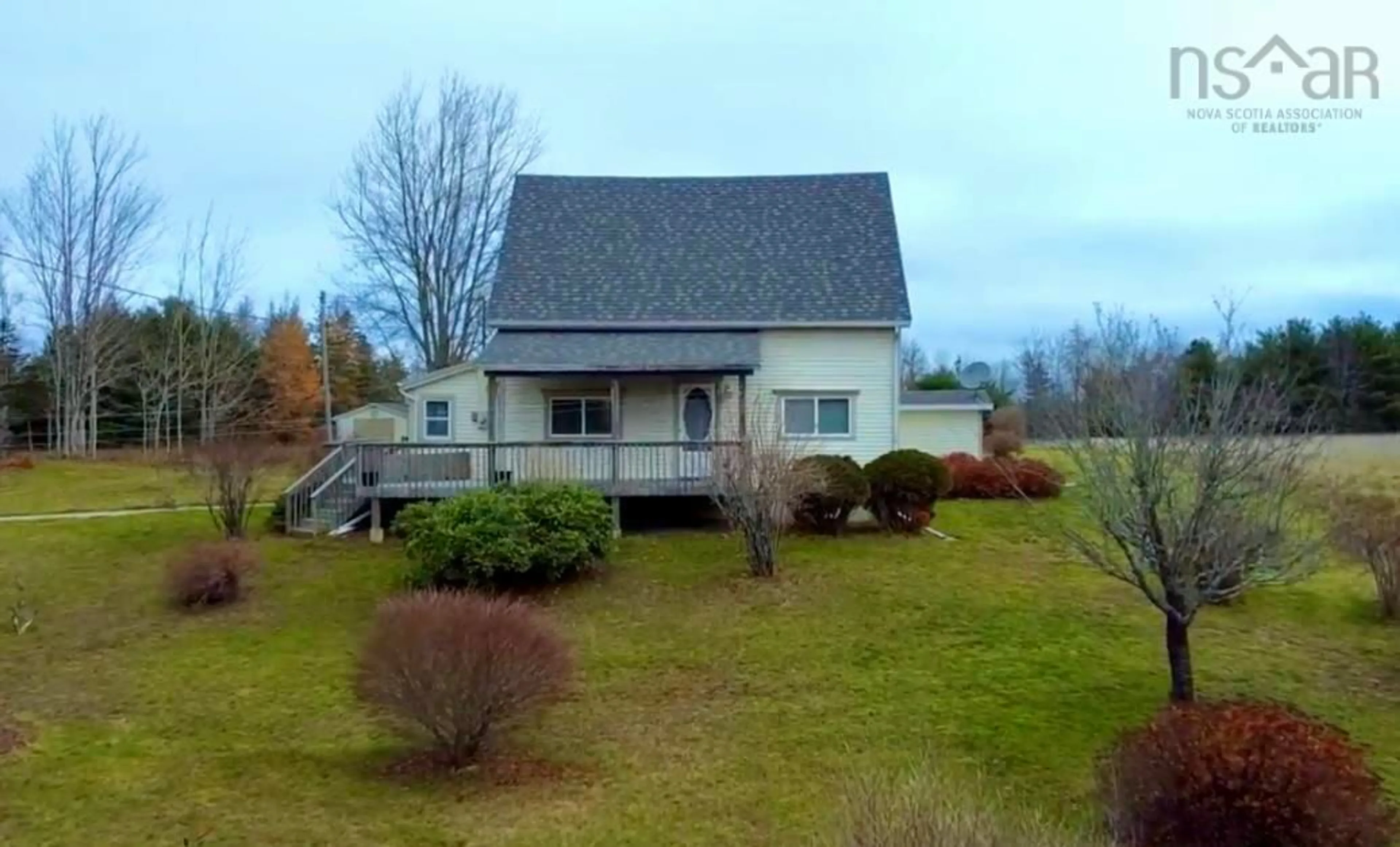 A pic from outside/outdoor area/front of a property/back of a property/a pic from drone, unknown for 940 210 Hwy, Waterloo Nova Scotia B4V 8J7