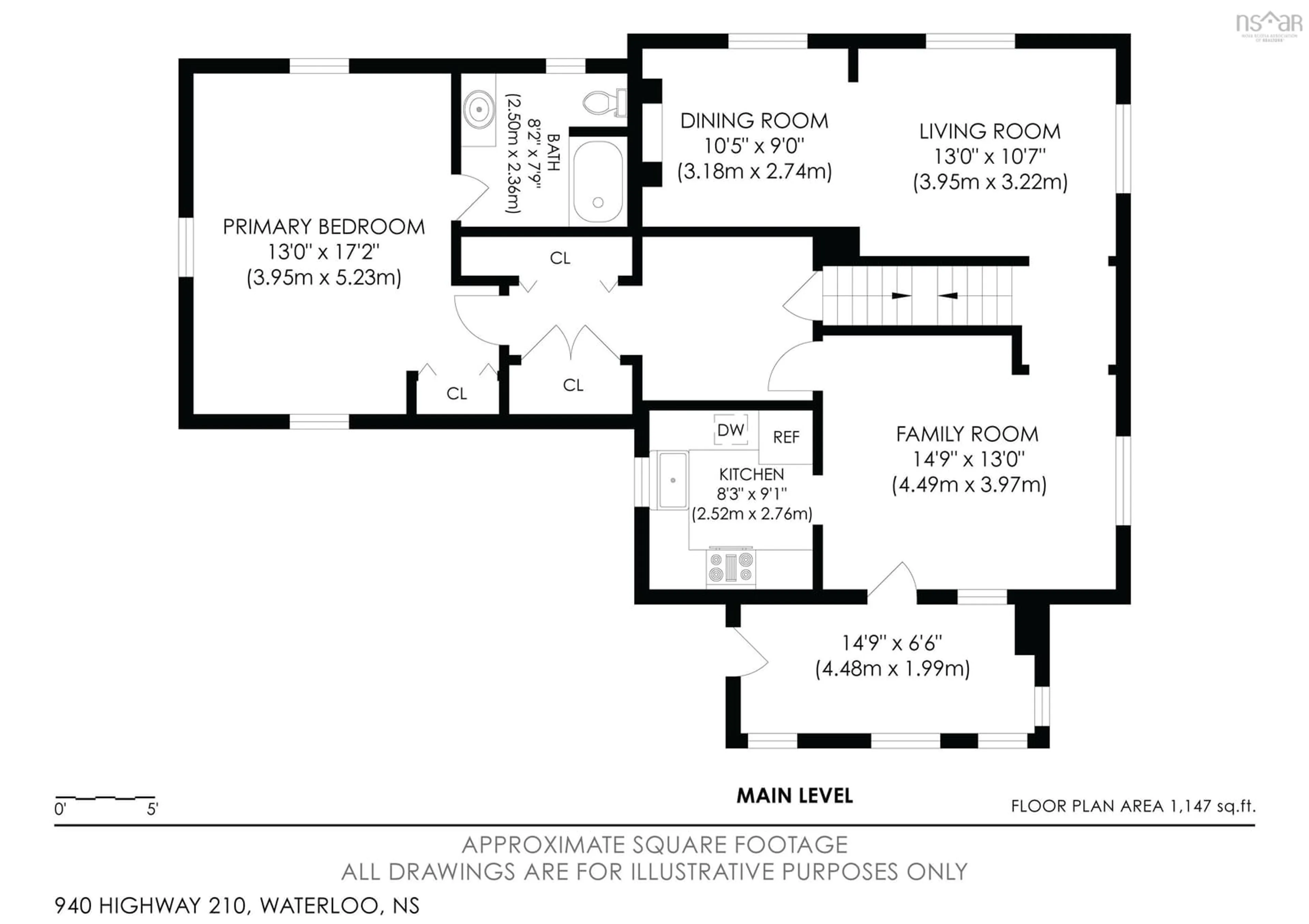 Floor plan for 940 210 Hwy, Waterloo Nova Scotia B4V 8J7