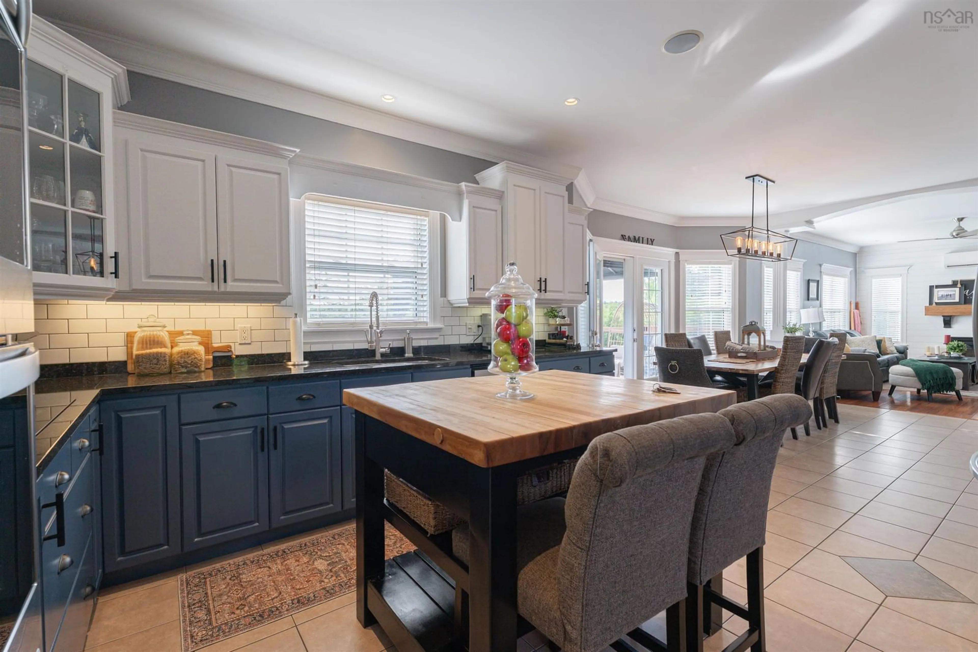 Open concept kitchen, ceramic/tile floor for 75 Wessex Hill, Beaver Bank Nova Scotia B4E 3P4