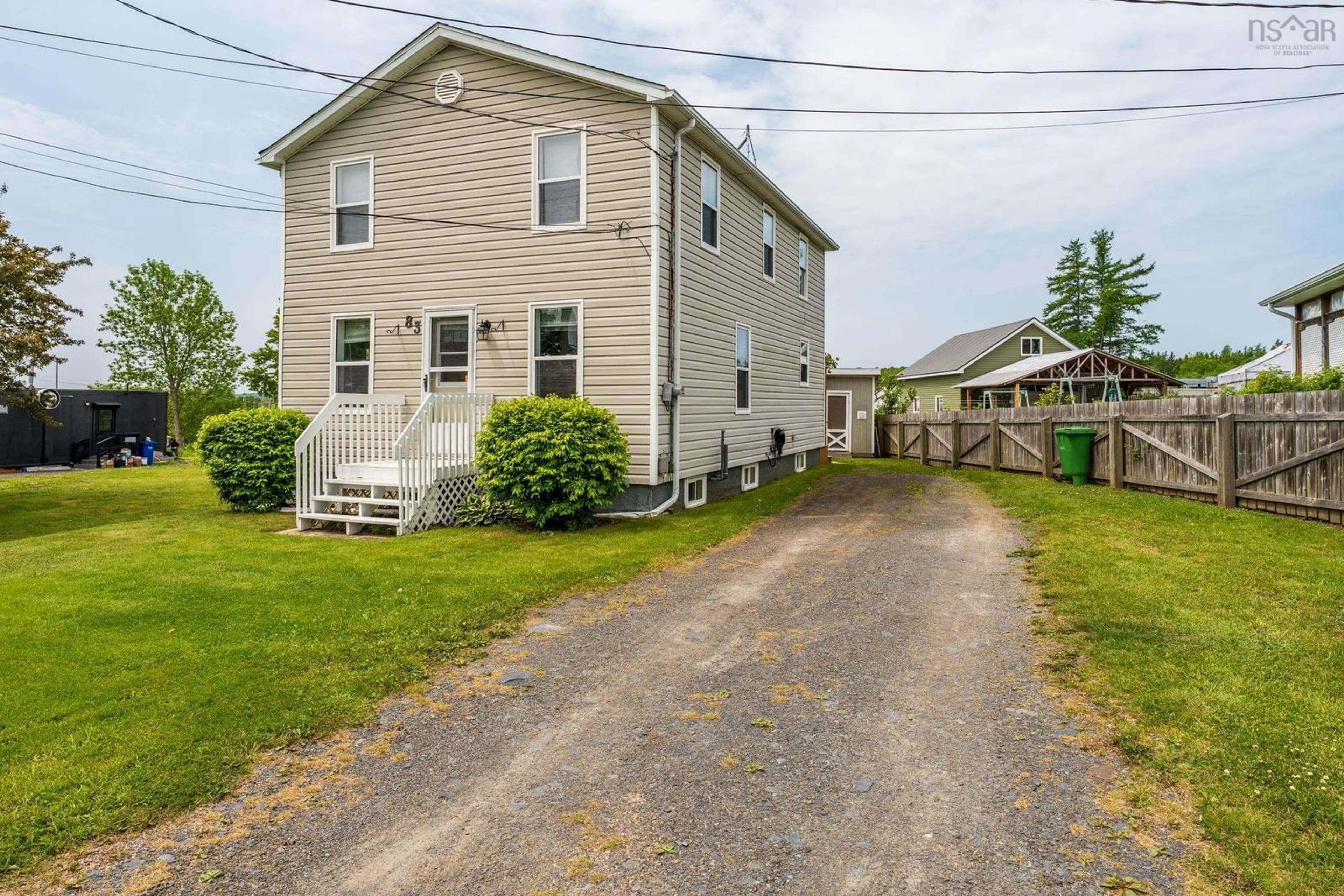 A pic from outside/outdoor area/front of a property/back of a property/a pic from drone, street for 83 Victoria Street, Digby Nova Scotia B0V 1A0