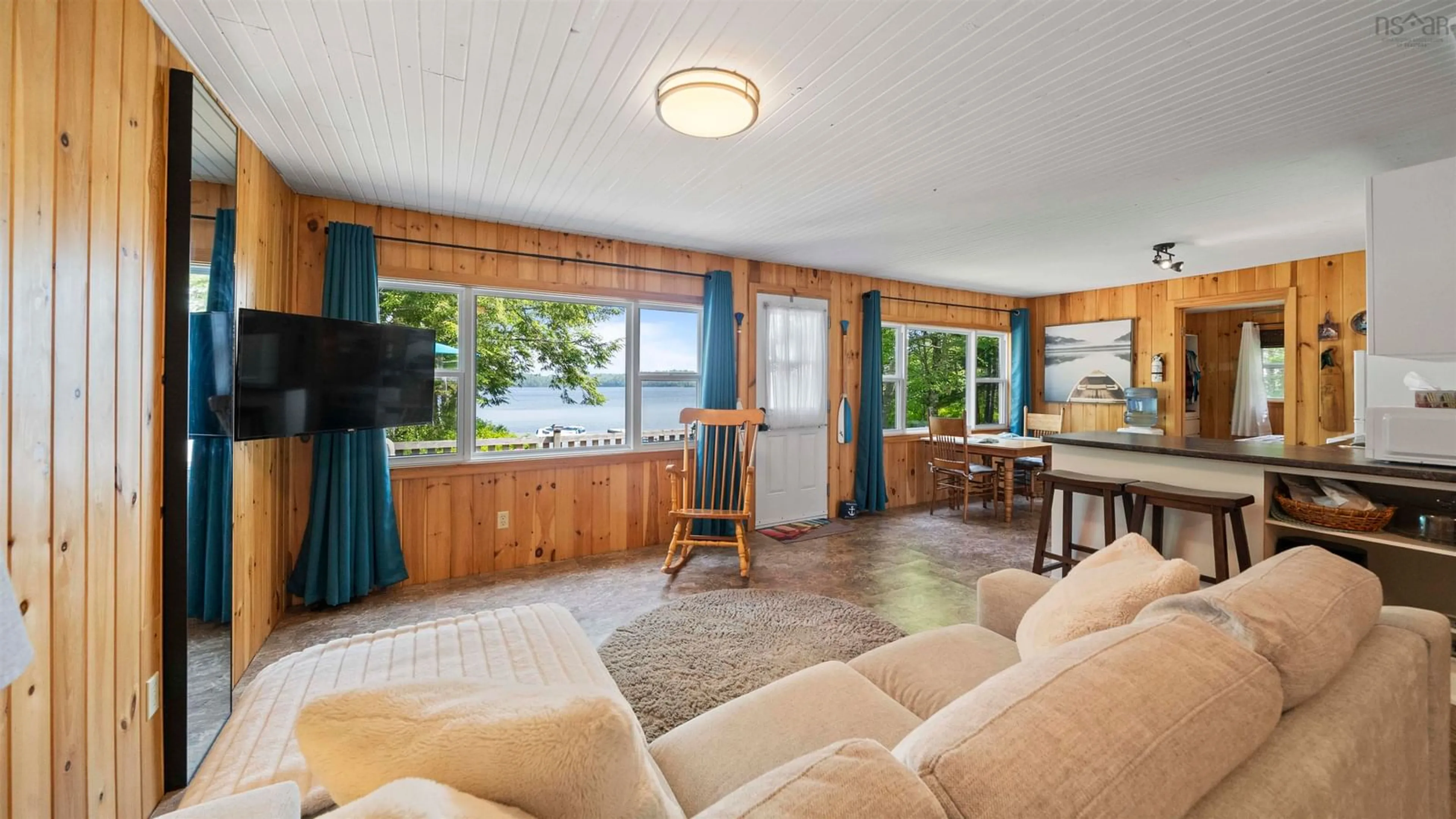 Living room with furniture, unknown for 45 Crooked Lake Rd, Camperdown Nova Scotia B4V 6T3