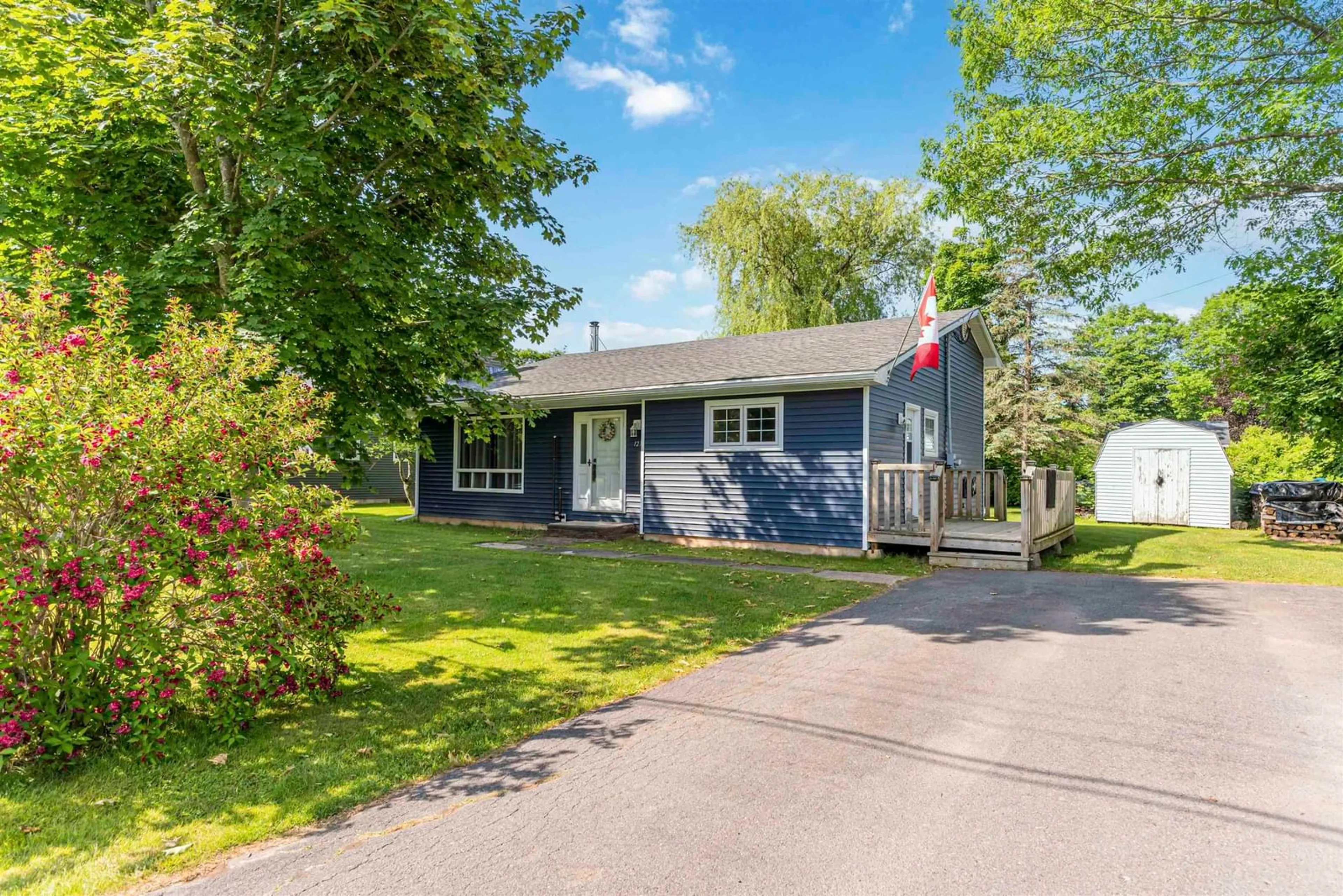 Home with vinyl exterior material, street for 127 School St, Middleton Nova Scotia B0S 1P0
