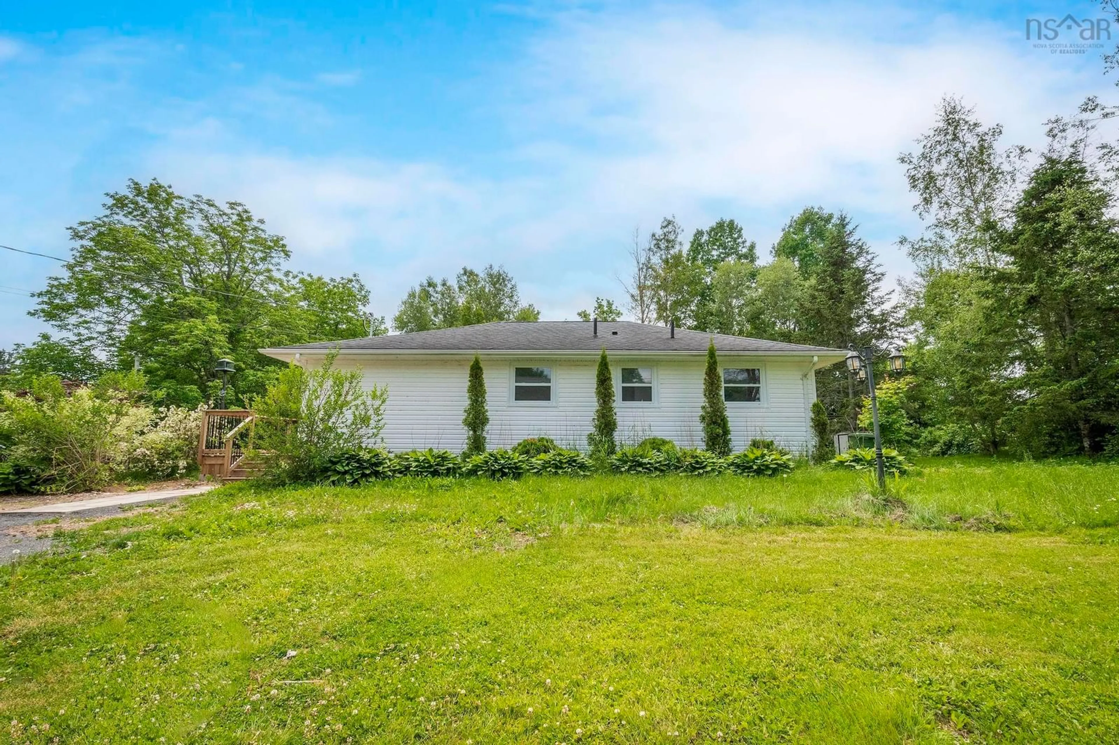A pic from outside/outdoor area/front of a property/back of a property/a pic from drone, water/lake/river/ocean view for 1041 Chapel Rd, Canning Nova Scotia B0P 1H0