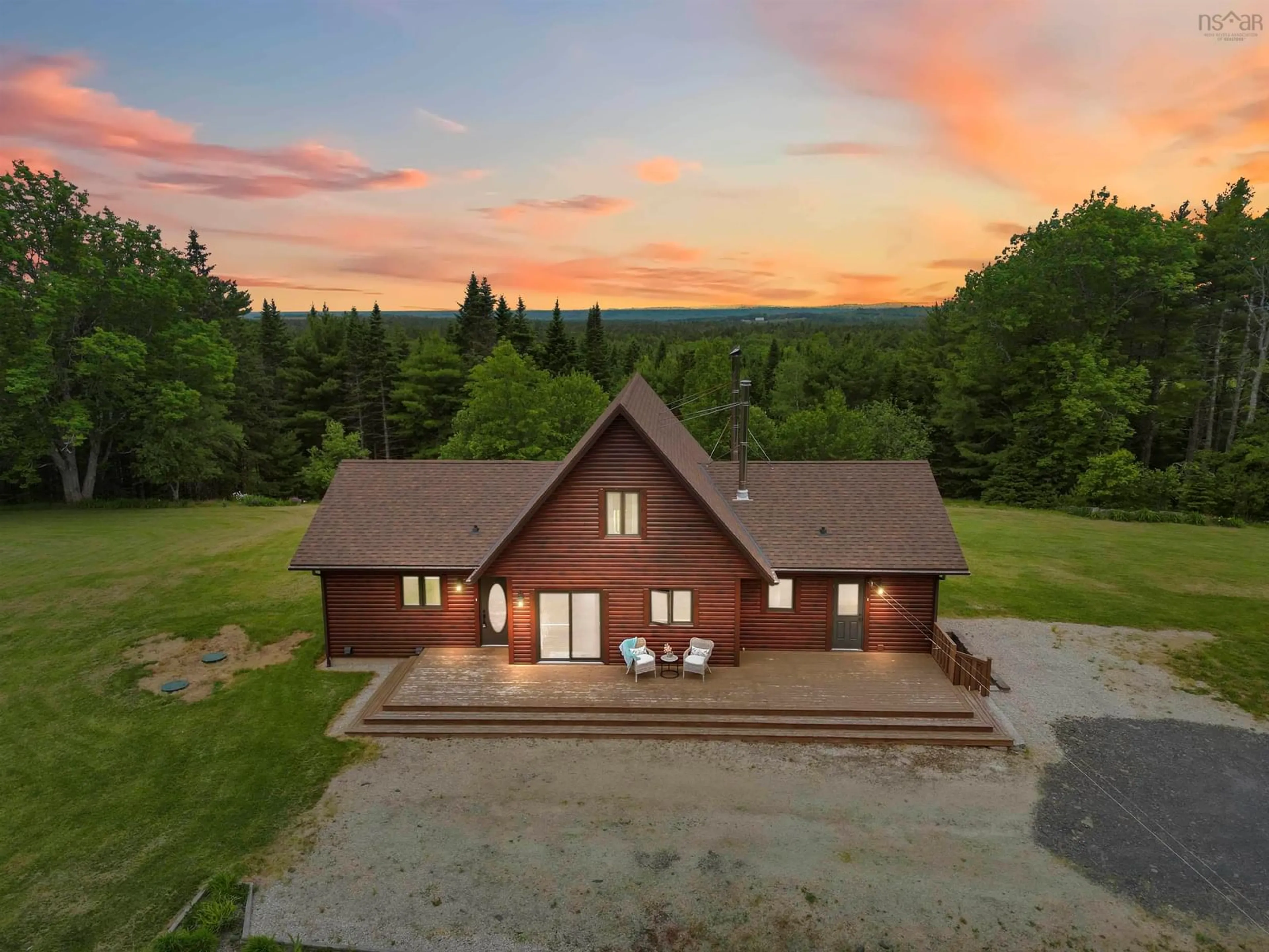 A pic from outside/outdoor area/front of a property/back of a property/a pic from drone, unknown for 2028 Northfield Rd, Lower Northfield Nova Scotia B0J 1E0