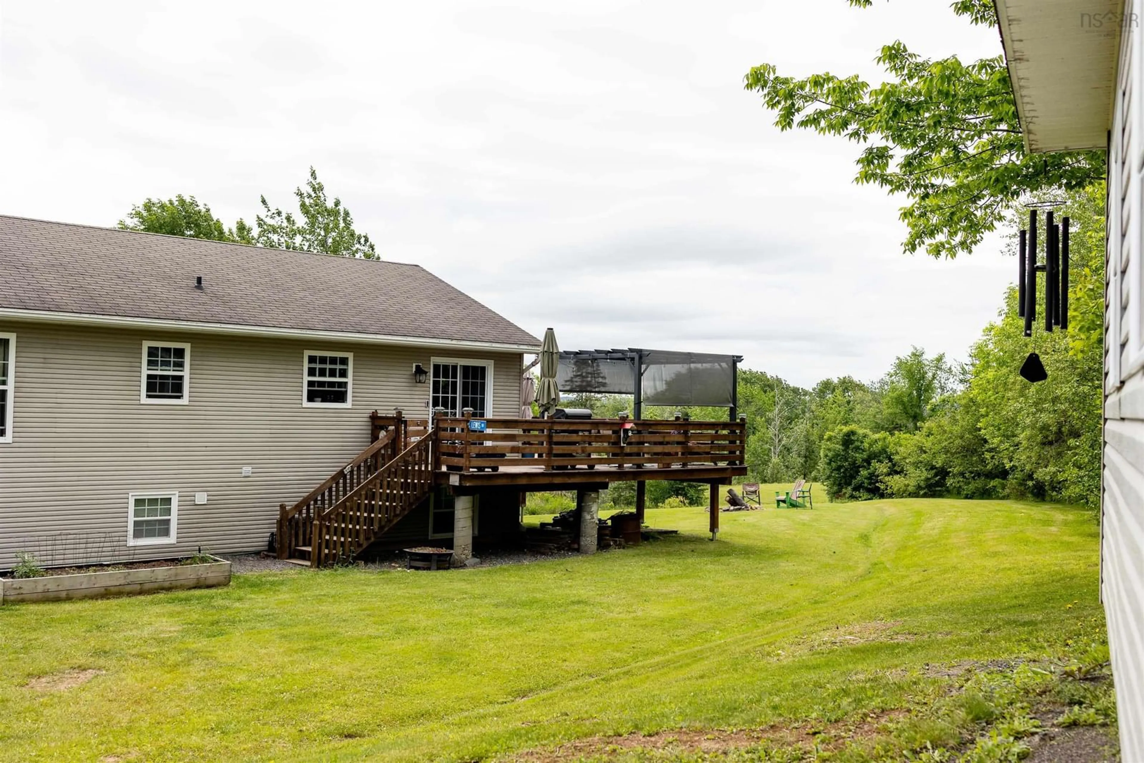 Patio, water/lake/river/ocean view for 34 Mary Dr, Greenhill Nova Scotia B0K 2A0