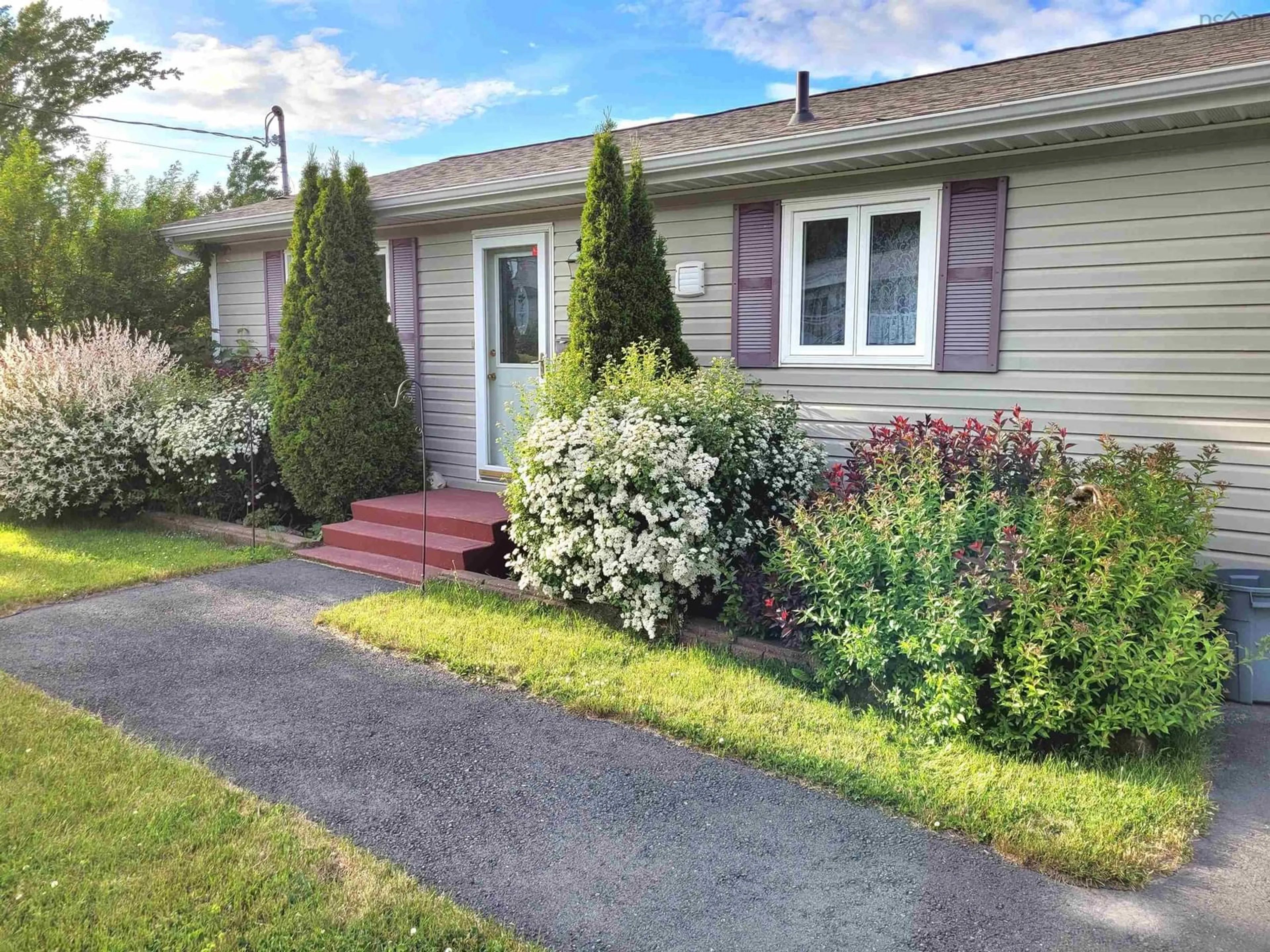 Home with vinyl exterior material, street for 239 Champlain Ave, Sydney Nova Scotia B1P 6P9