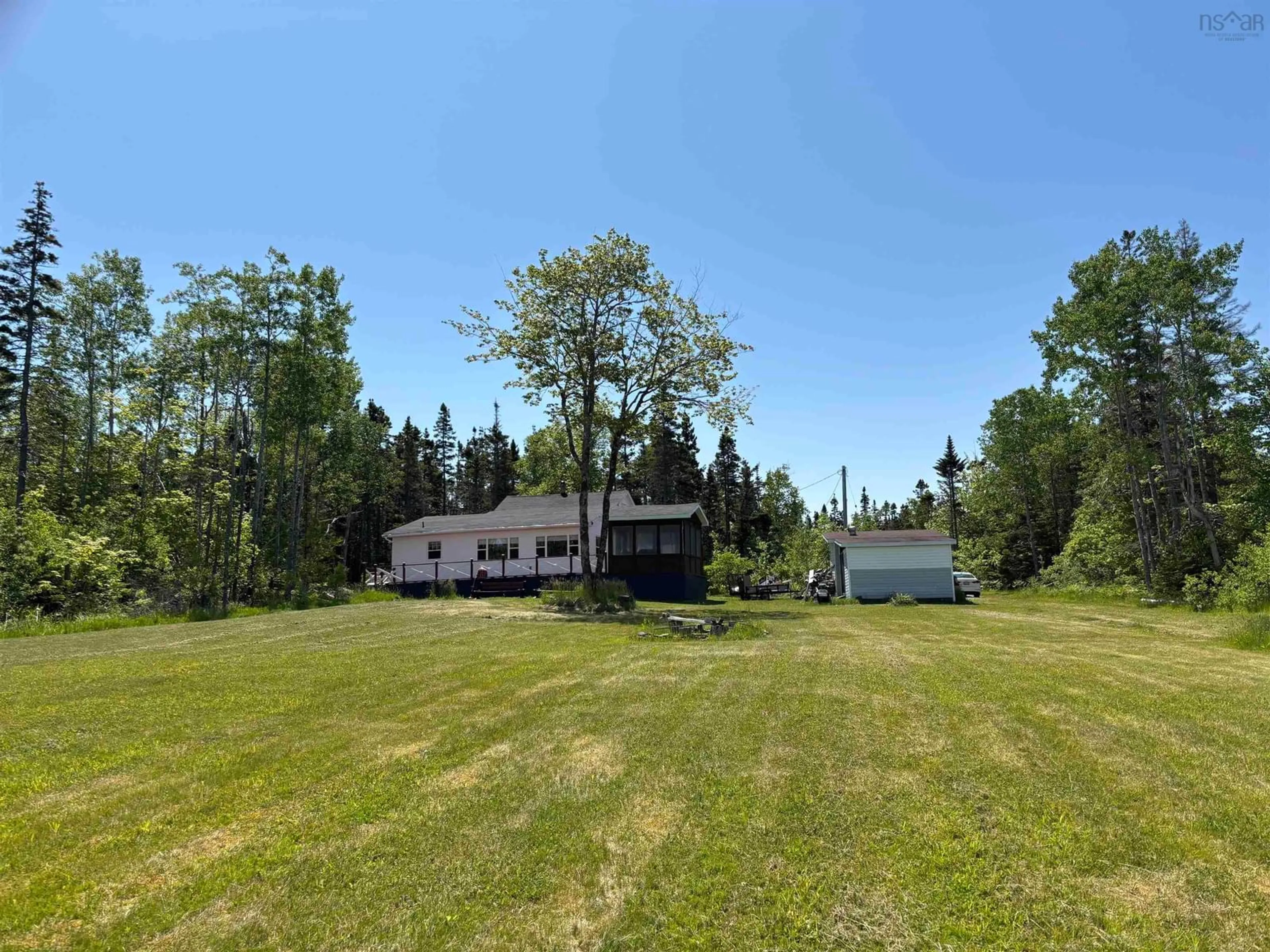 A pic from outside/outdoor area/front of a property/back of a property/a pic from drone, unknown for 872 Red Point Road, Red Point Nova Scotia B2G 1G9