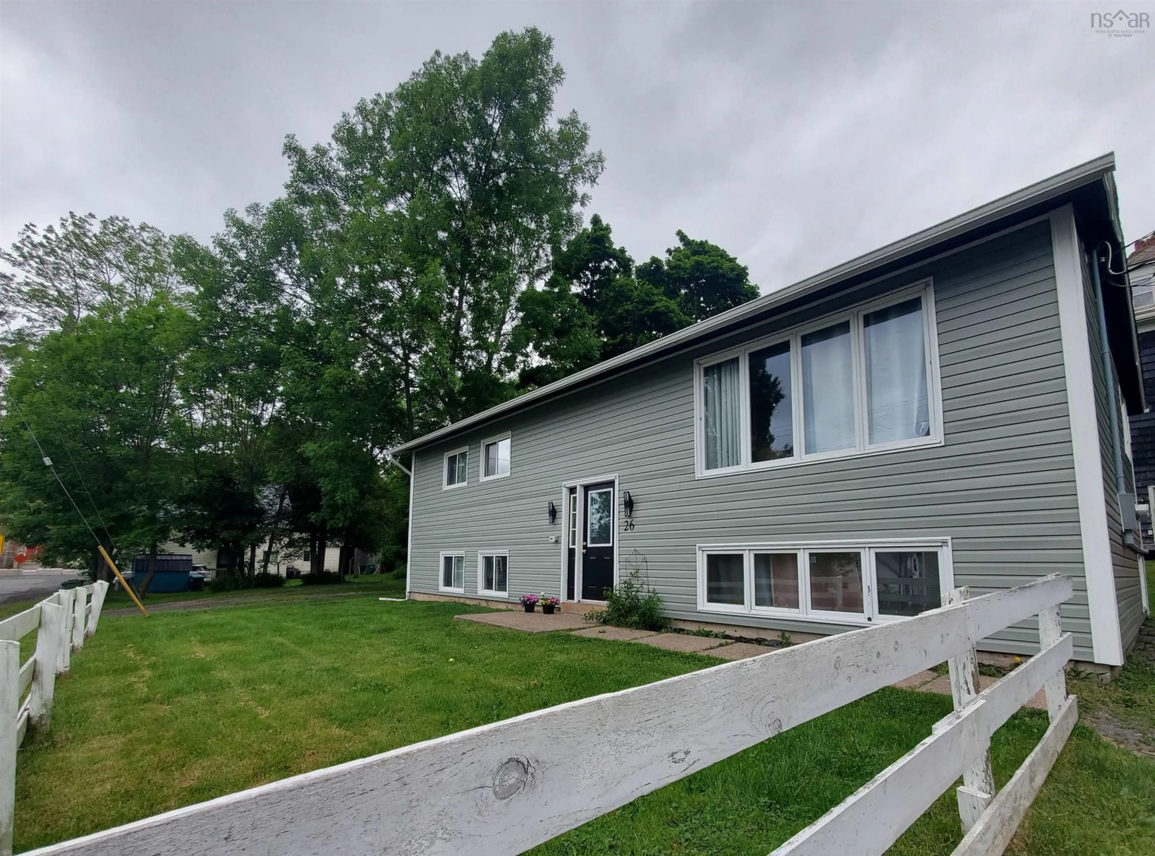 Home with vinyl exterior material, street for 26 St Andrews St, Pictou Nova Scotia B0K 1H0