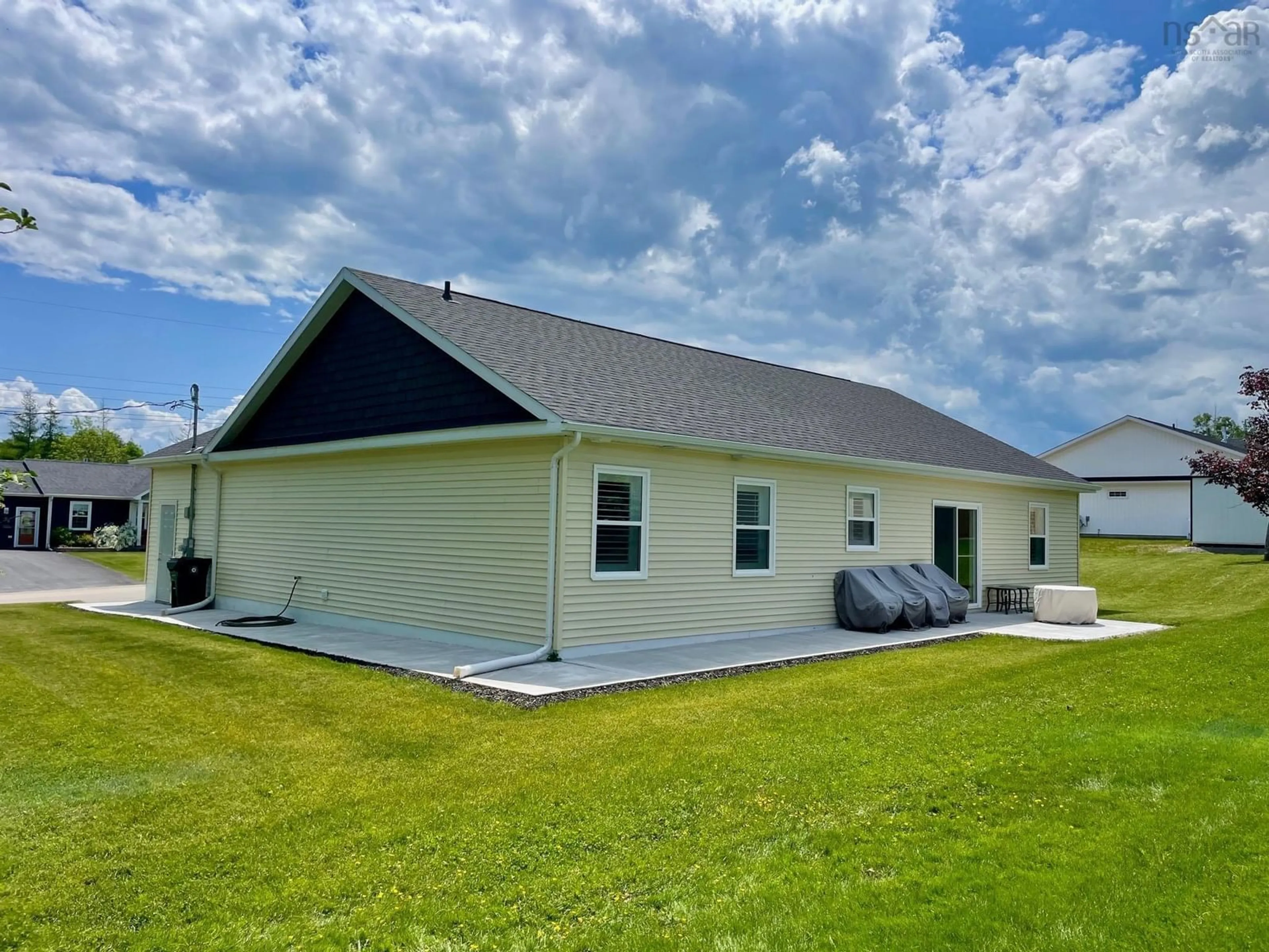 Home with vinyl exterior material, water/lake/river/ocean view for 75 Ridgevale Dr, Westmount Nova Scotia B1R 0C2