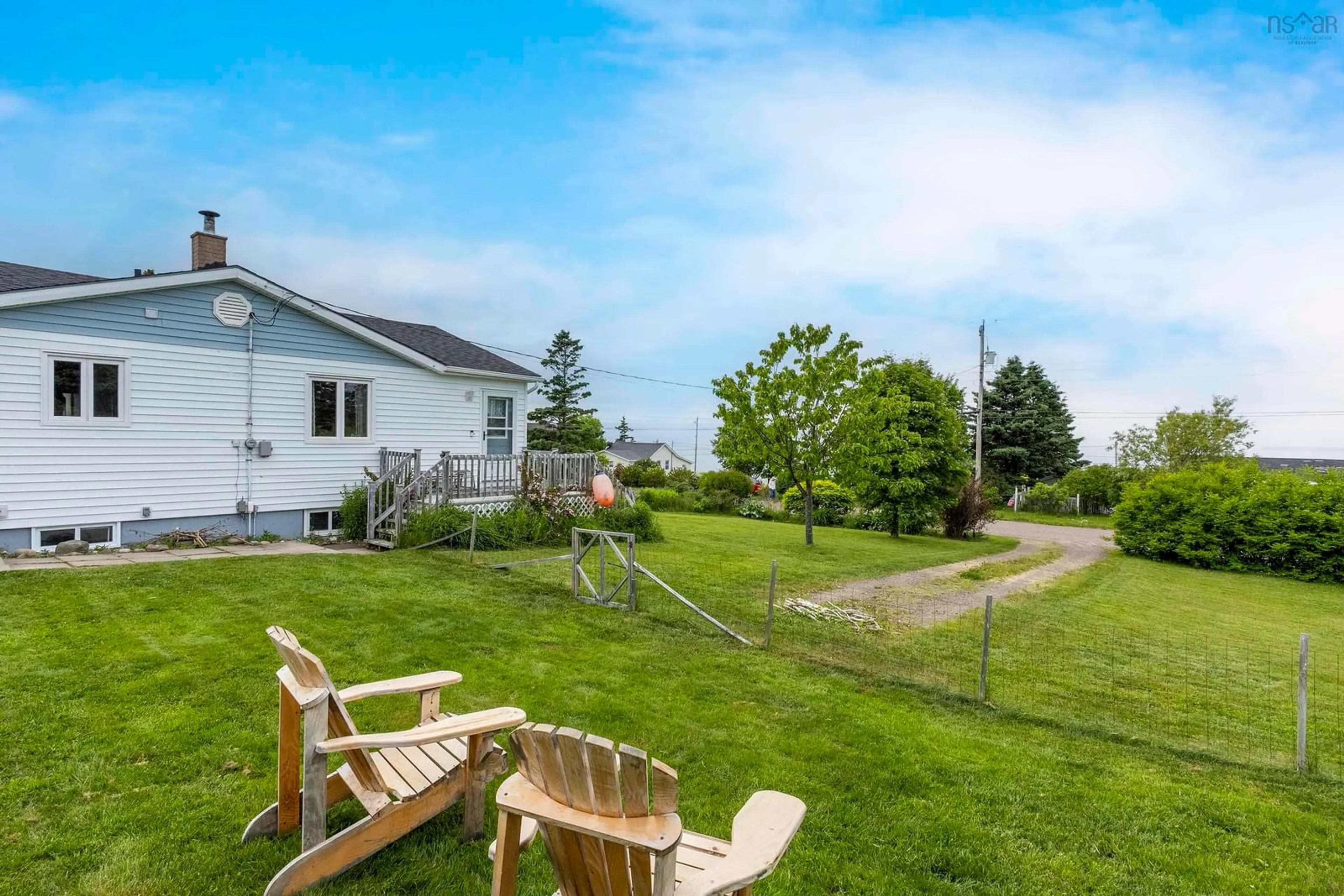 Patio, water/lake/river/ocean view for 133 Bay View Drive, Margaretsville Nova Scotia B0S 1N0