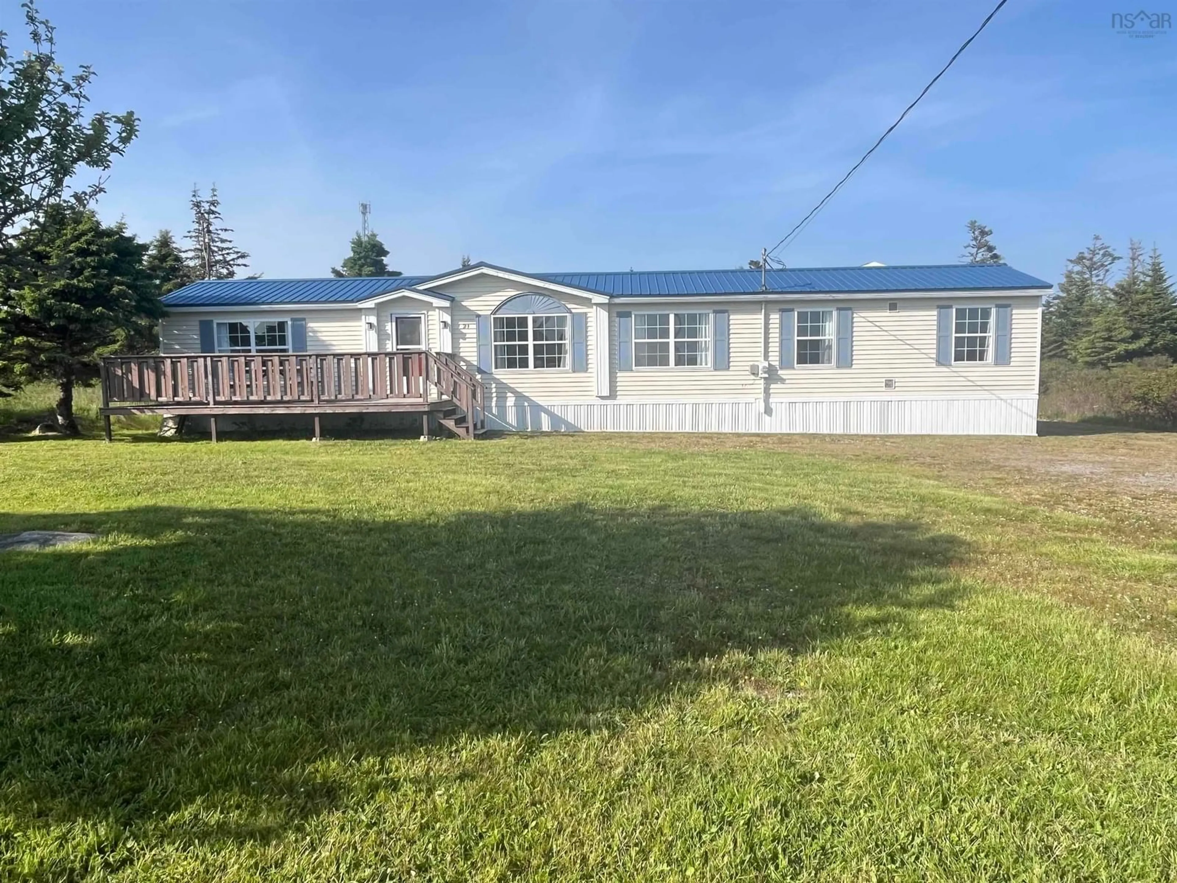 A pic from outside/outdoor area/front of a property/back of a property/a pic from drone, unknown for 21 Stoddart Dr, Clark's Harbour Nova Scotia B0W 1P0