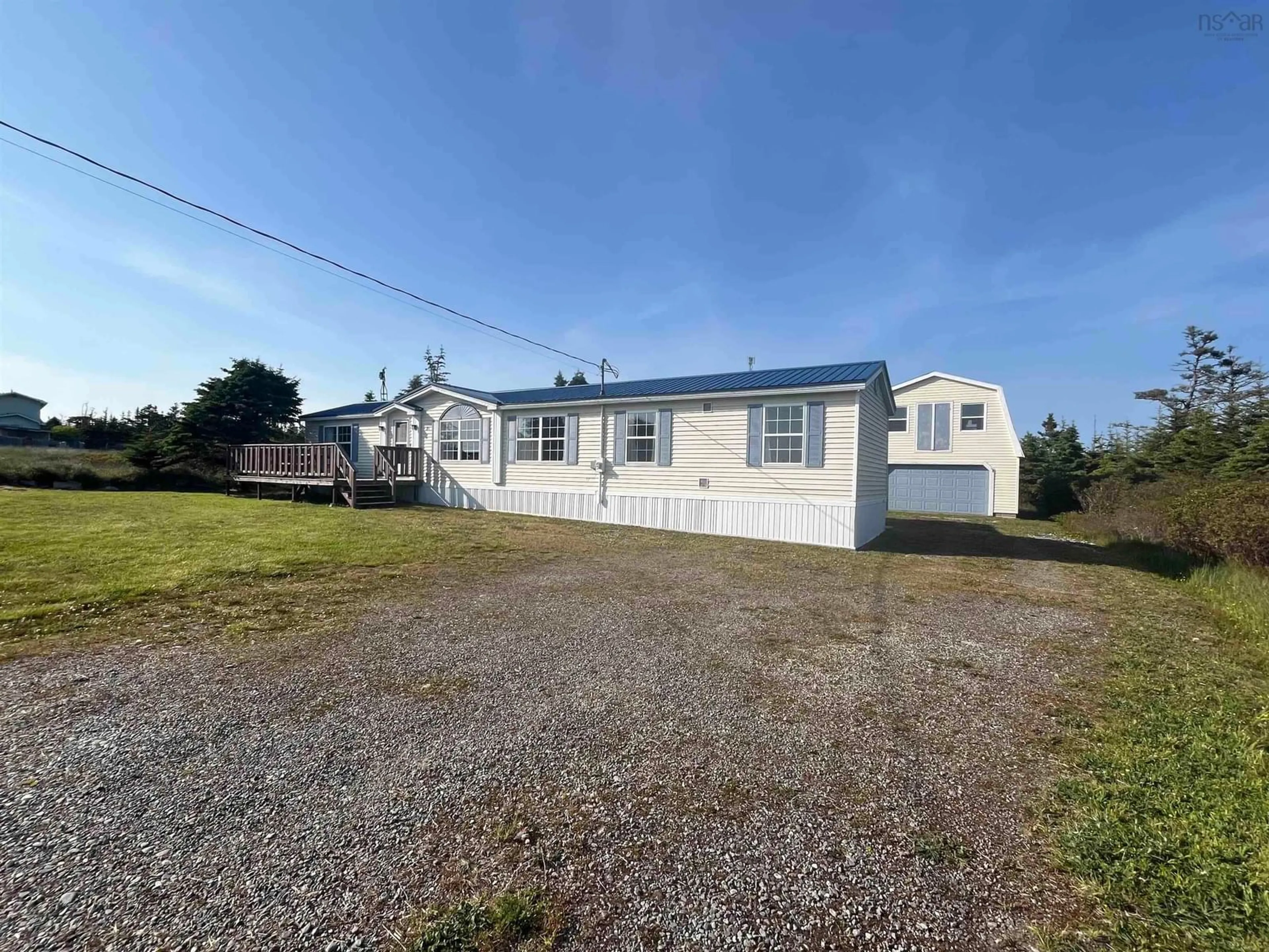 A pic from outside/outdoor area/front of a property/back of a property/a pic from drone, building for 21 Stoddart Dr, Clark's Harbour Nova Scotia B0W 1P0