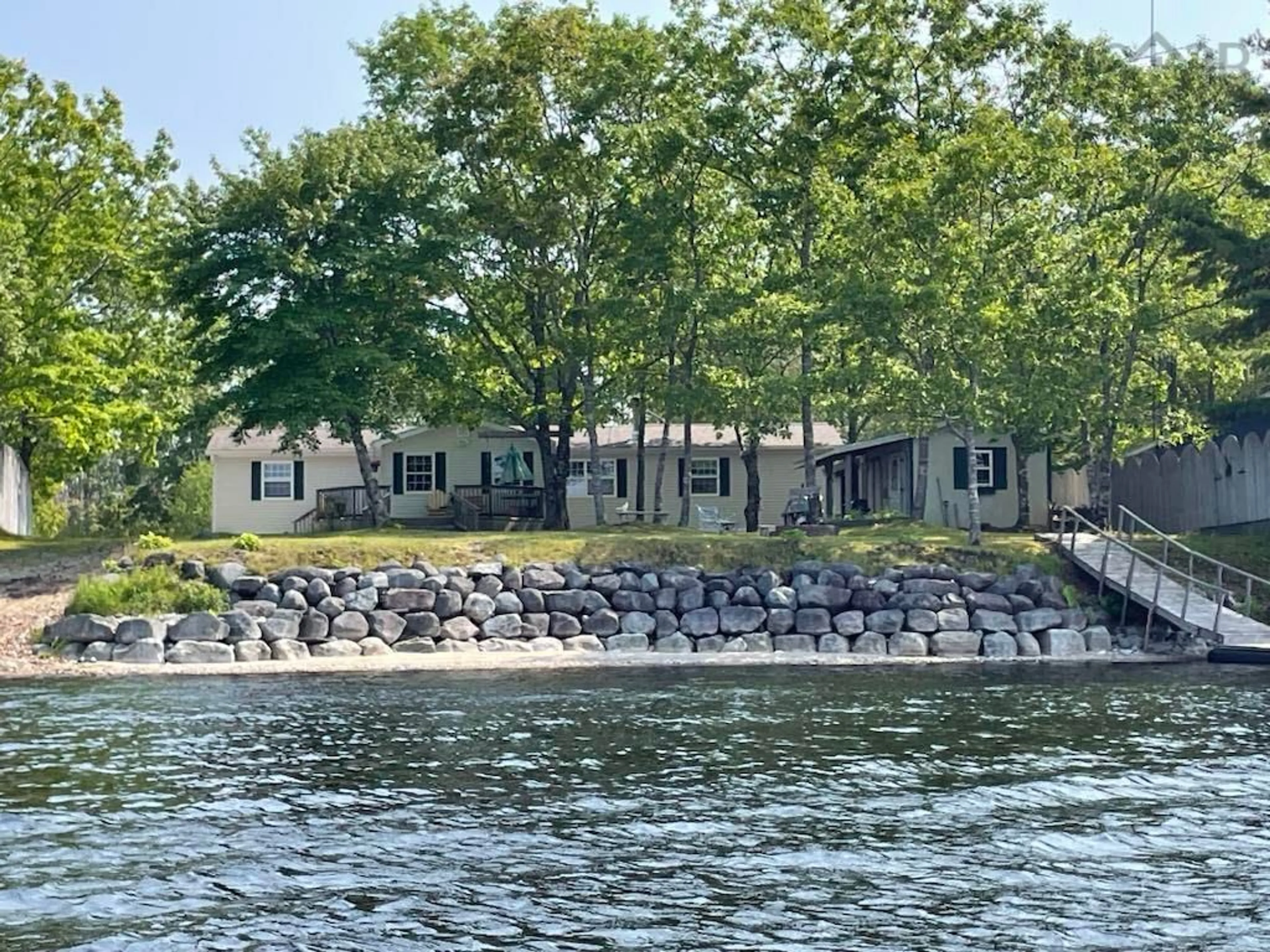 A pic from outside/outdoor area/front of a property/back of a property/a pic from drone, water/lake/river/ocean view for 399 Clinton Rd, Beaver Dam Nova Scotia B0T 1W0