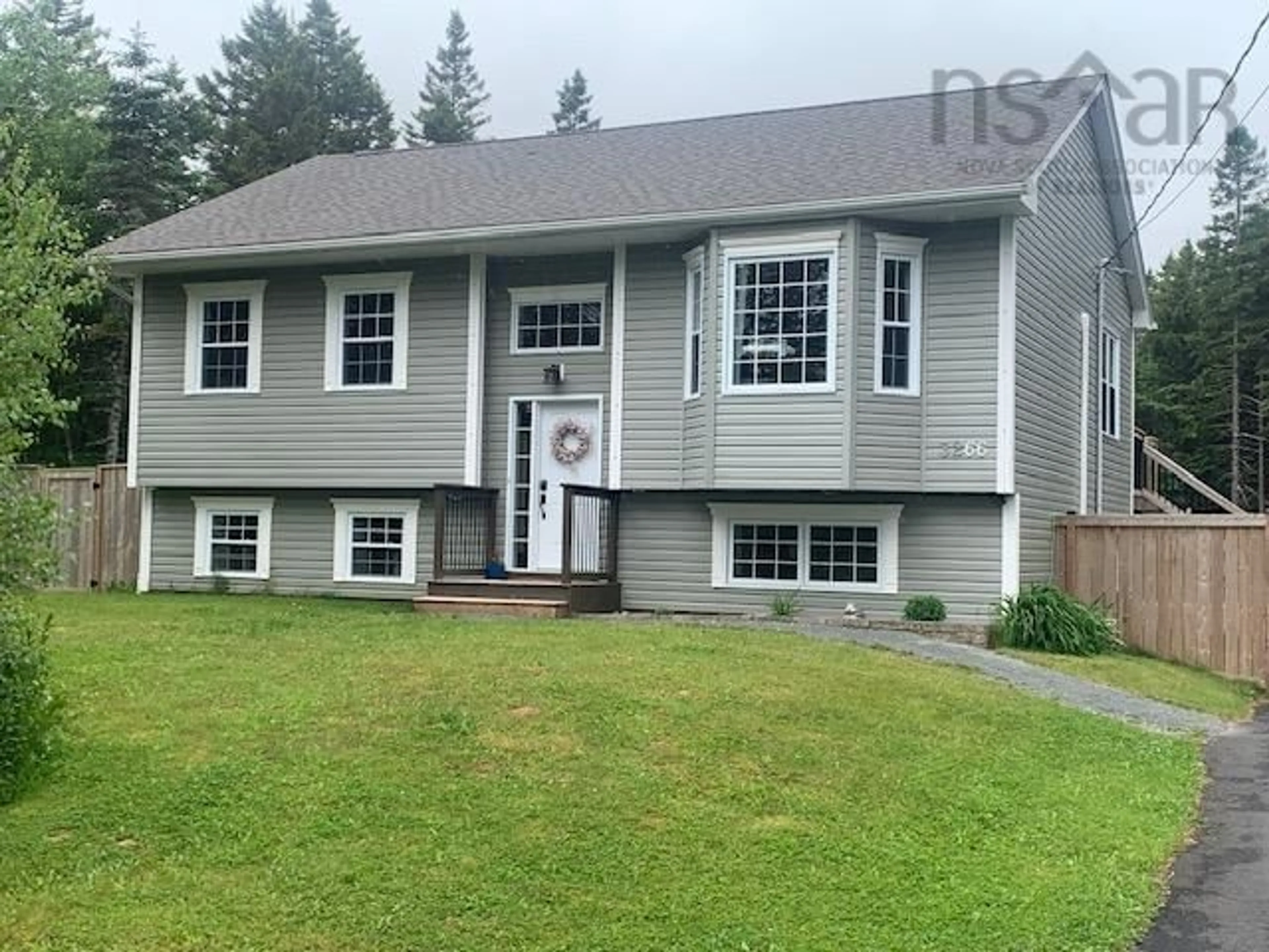 Home with vinyl exterior material, street for 3266 Sackville Dr, Upper Sackville Nova Scotia B4E 3C5