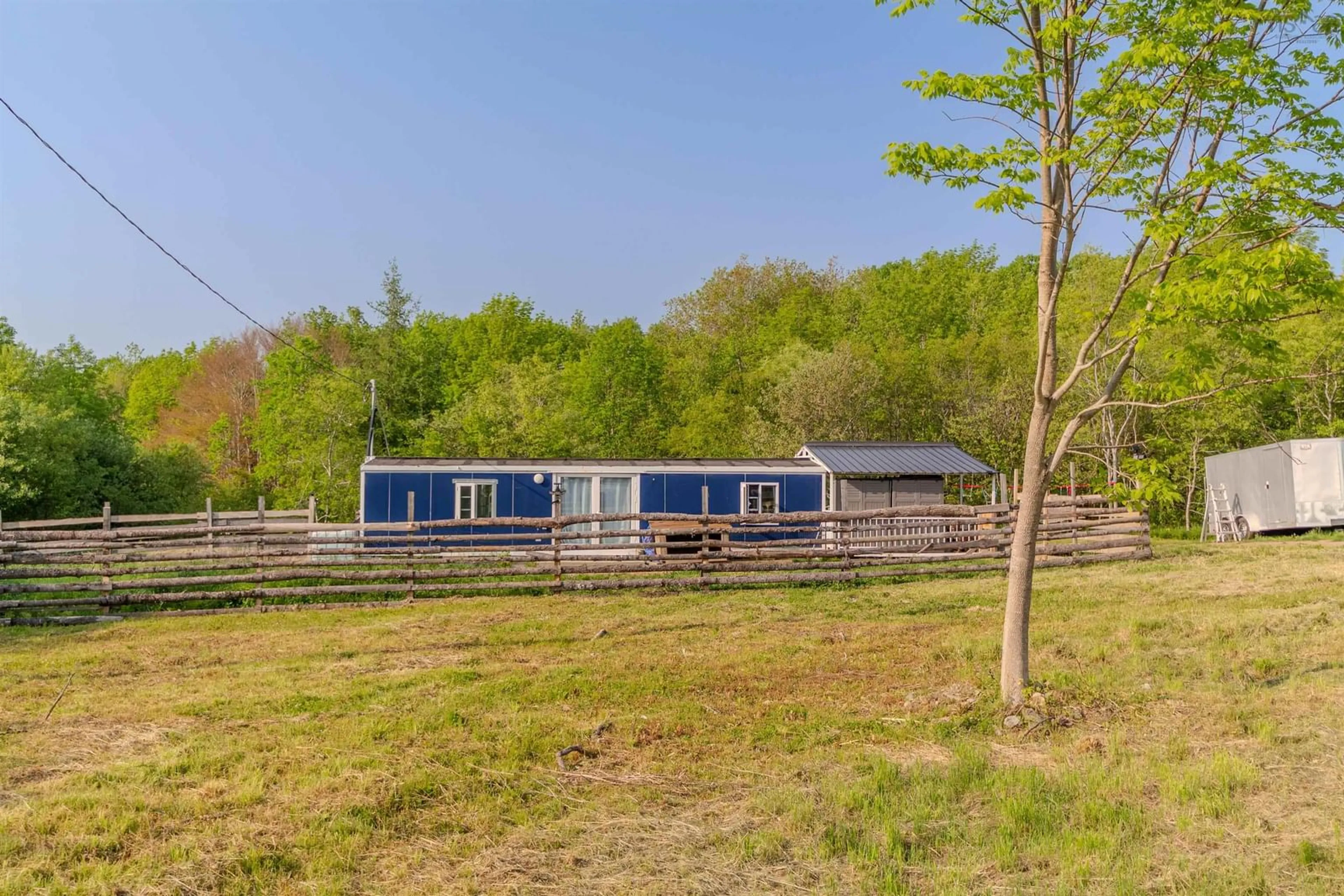 A pic from outside/outdoor area/front of a property/back of a property/a pic from drone, unknown for 1115 Weymouth Falls Rd, Weymouth Nova Scotia B0W 3T0