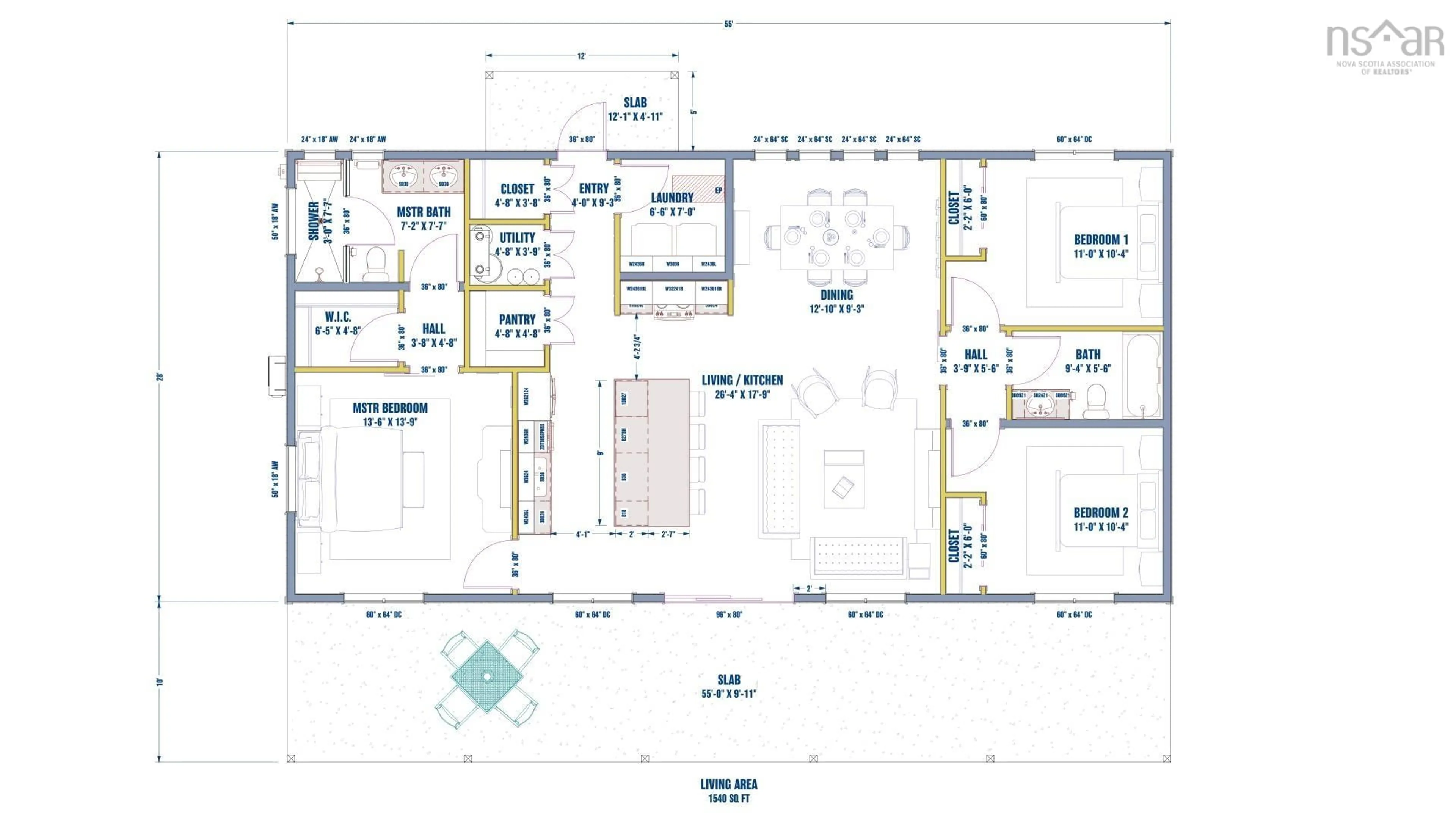 Floor plan for Sweetland Rd #UNIT 36, Sweetland Nova Scotia B0J 1E0
