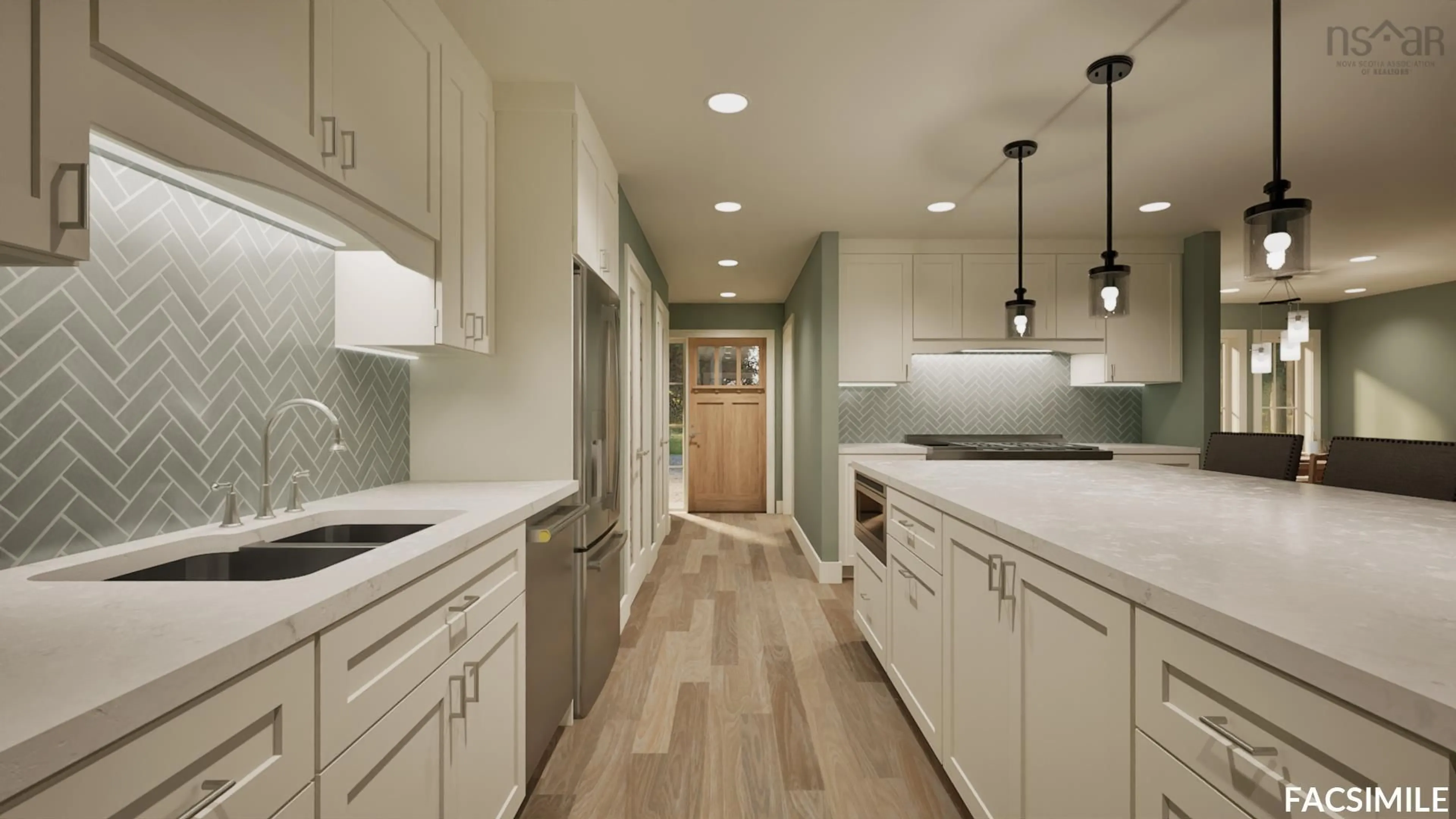 Contemporary kitchen, unknown for Sweetland Rd #UNIT 36, Sweetland Nova Scotia B0J 1E0
