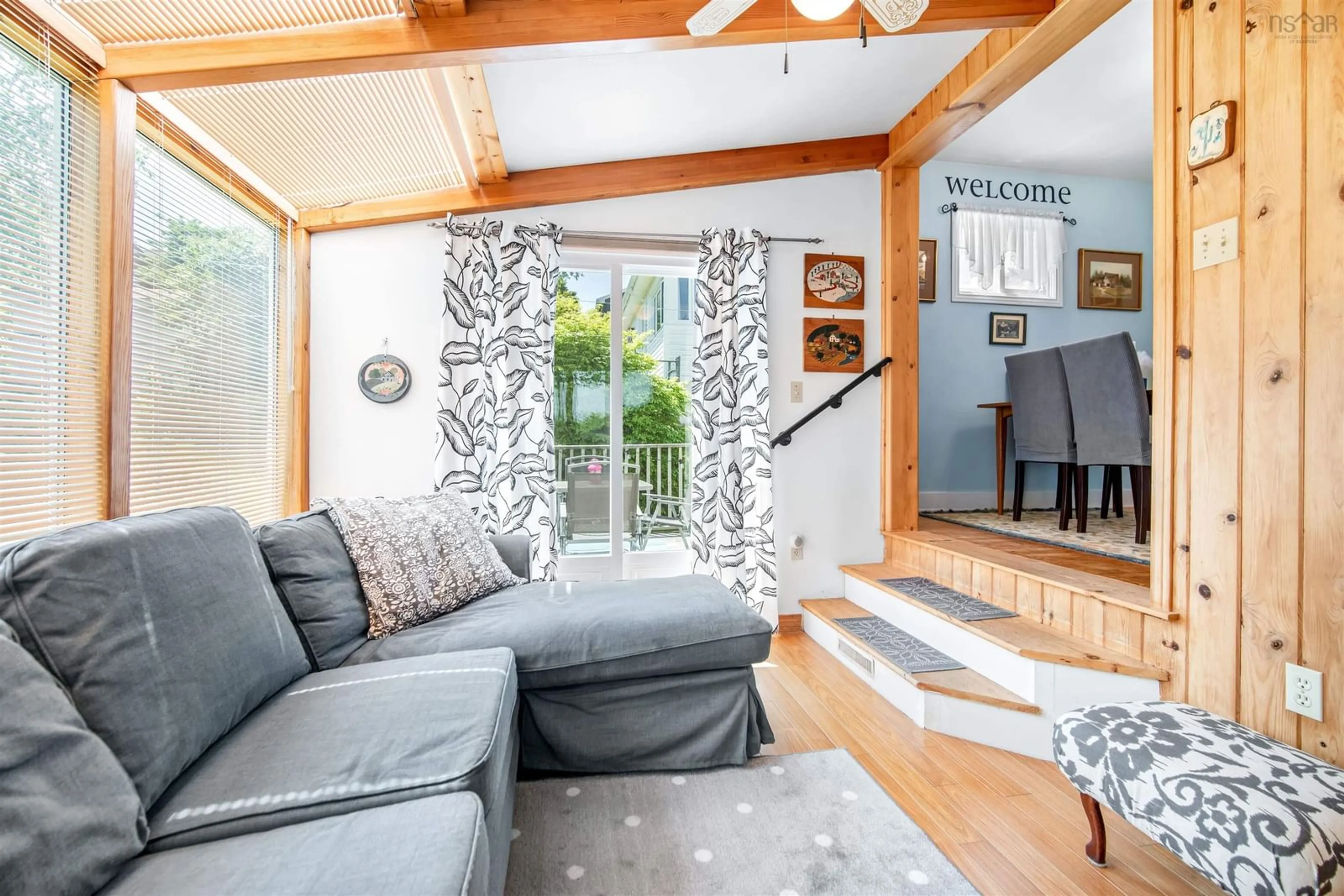 Living room with furniture, wood/laminate floor for 6 Piers Ave, Halifax Nova Scotia B3N 1Z3