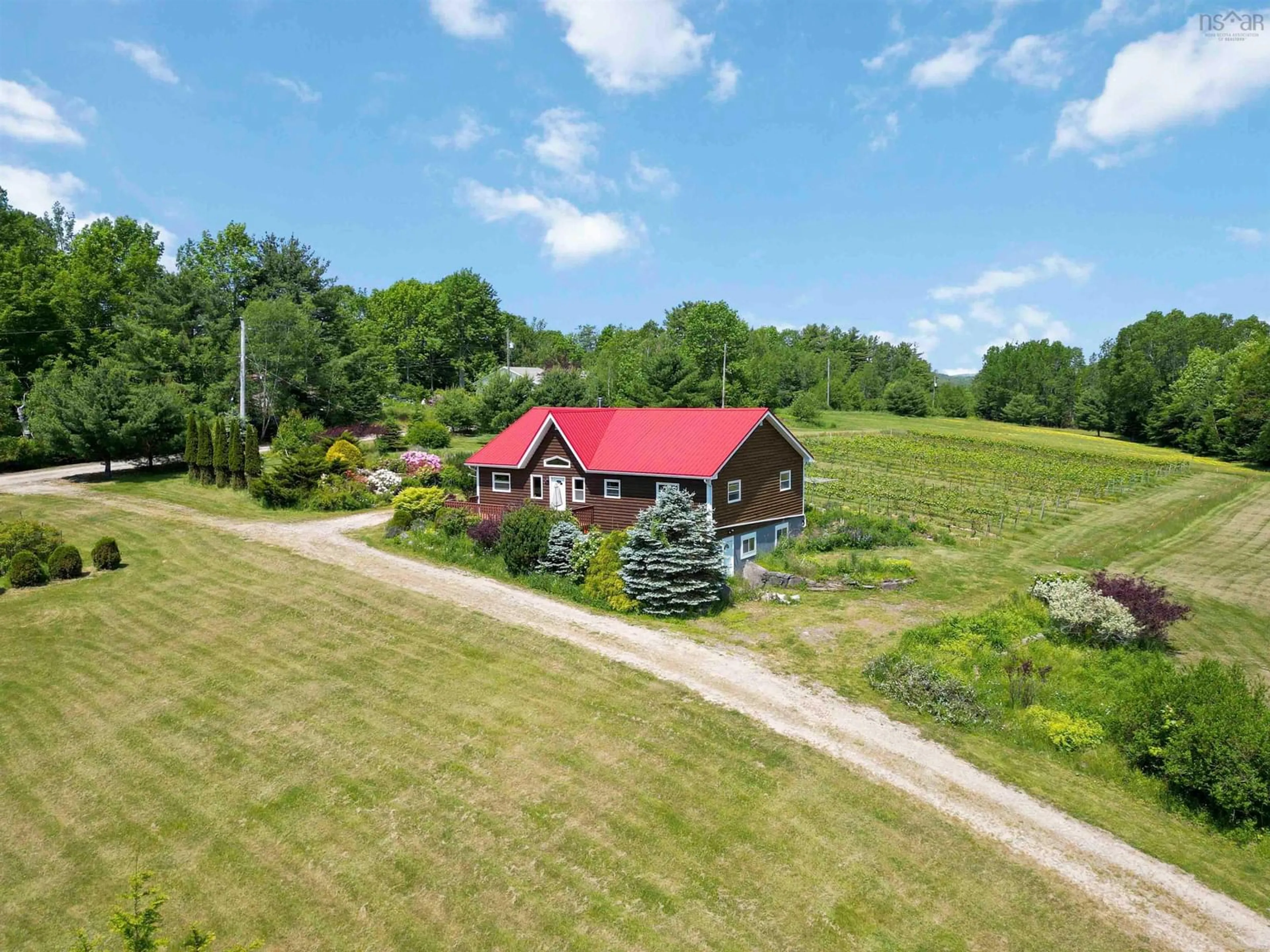 A pic from outside/outdoor area/front of a property/back of a property/a pic from drone, unknown for 18 Fieldview Dr, Scarsdale Nova Scotia B0R 1A0