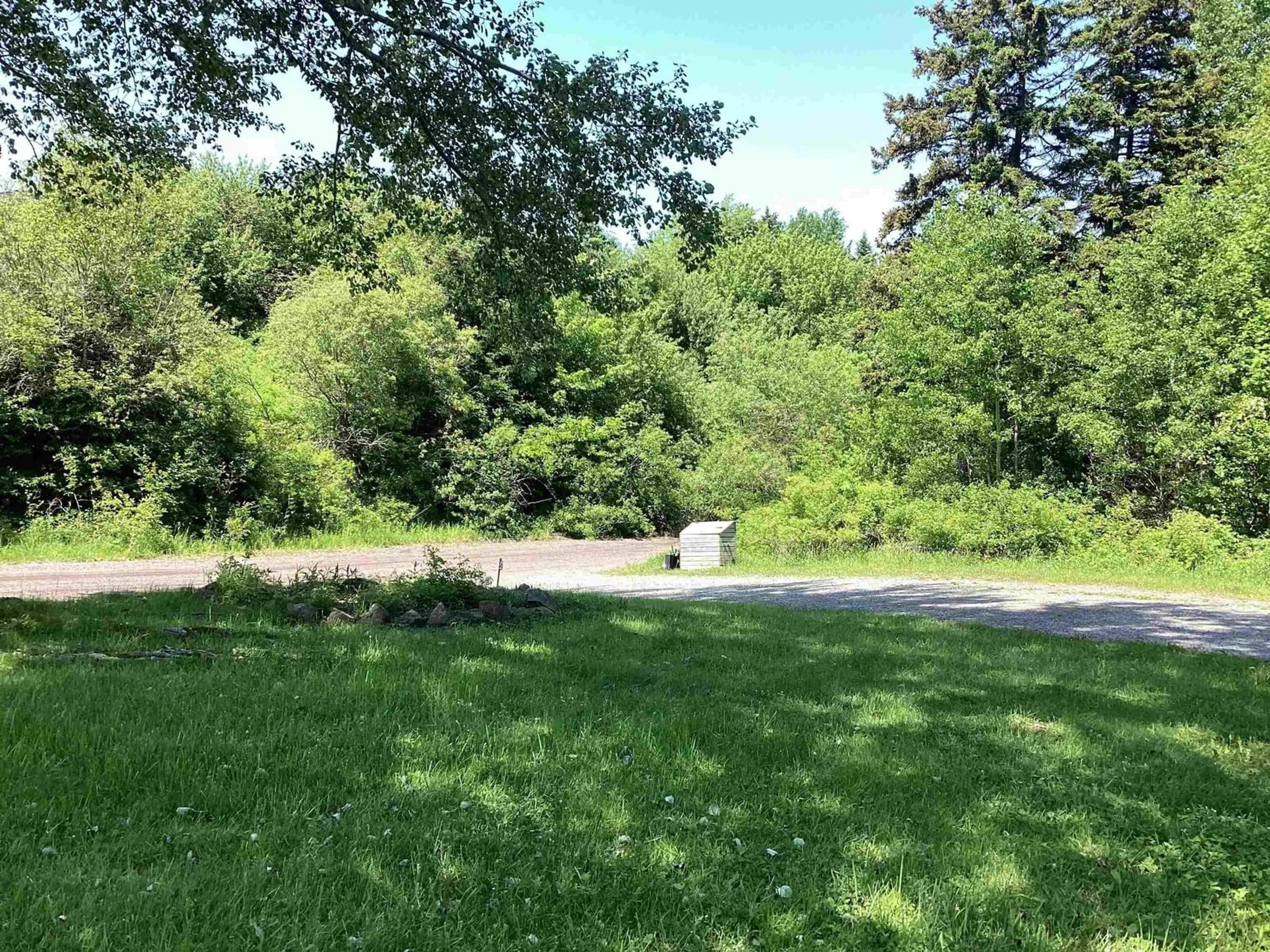 A pic from outside/outdoor area/front of a property/back of a property/a pic from drone, forest/trees view for 82 Old Victoria Rd, Port Hastings Nova Scotia B9A 1L4