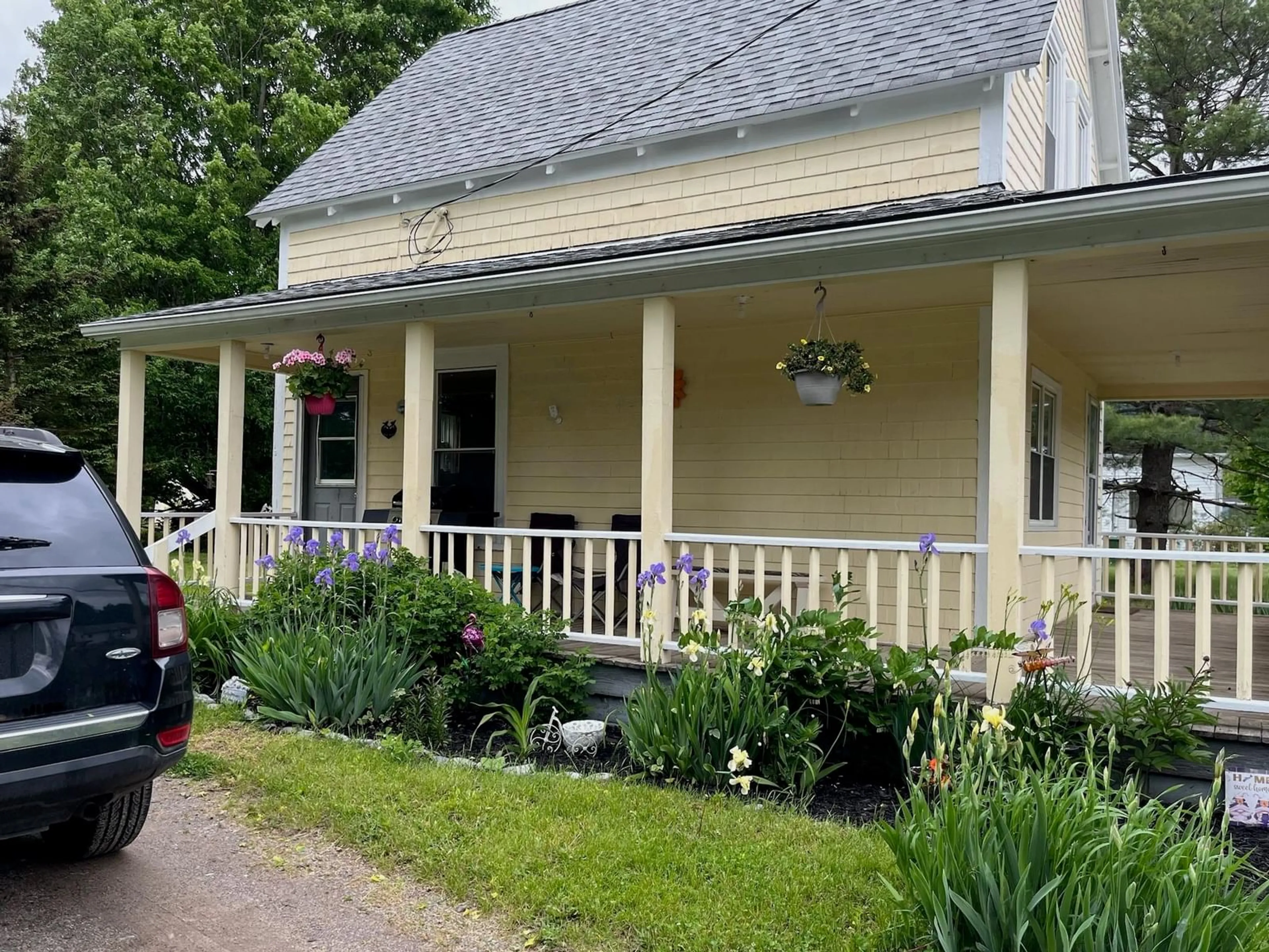 Patio, street for 1695 Black Rock Rd, Waterville Nova Scotia B0P 1V0