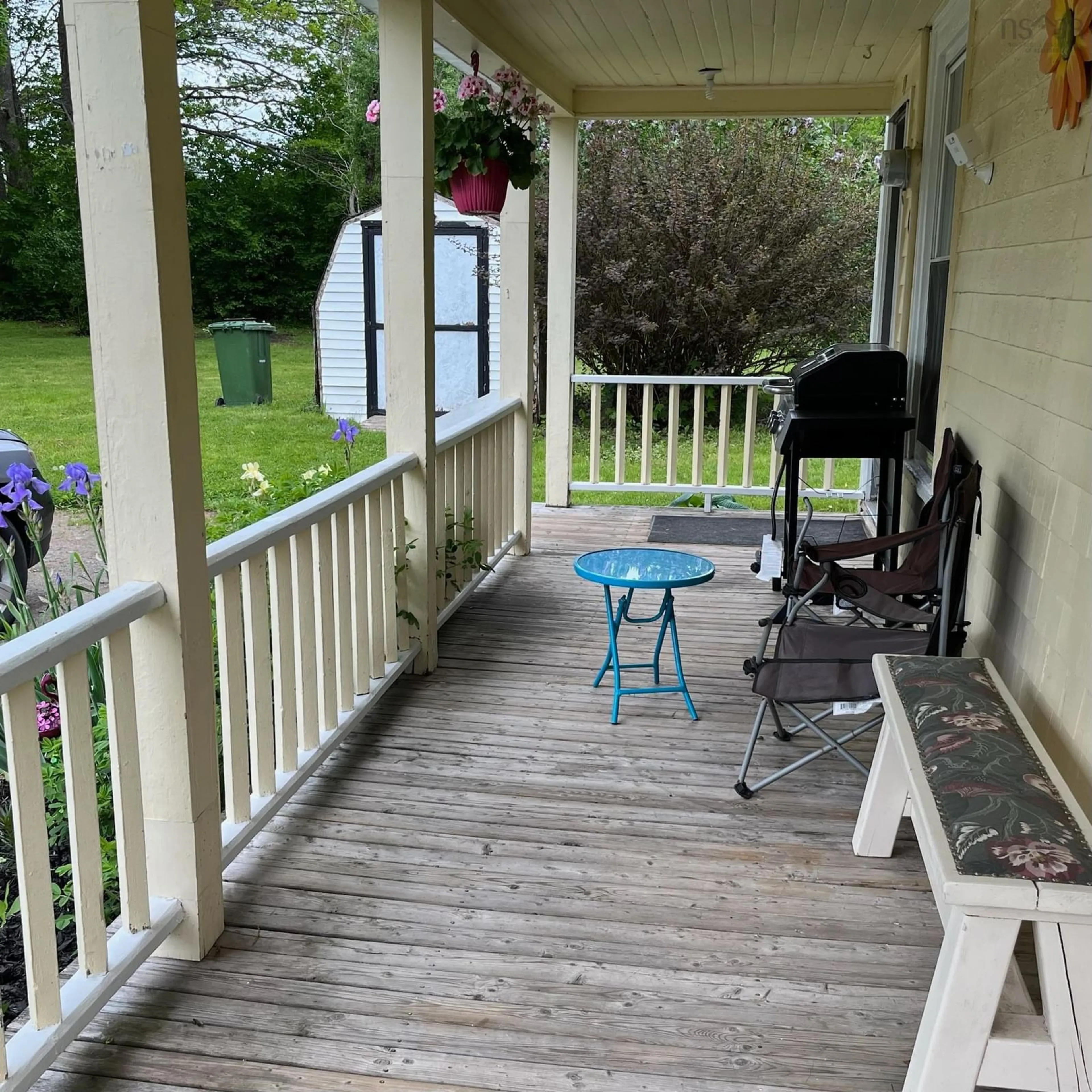 Patio, street for 1695 Black Rock Rd, Waterville Nova Scotia B0P 1V0