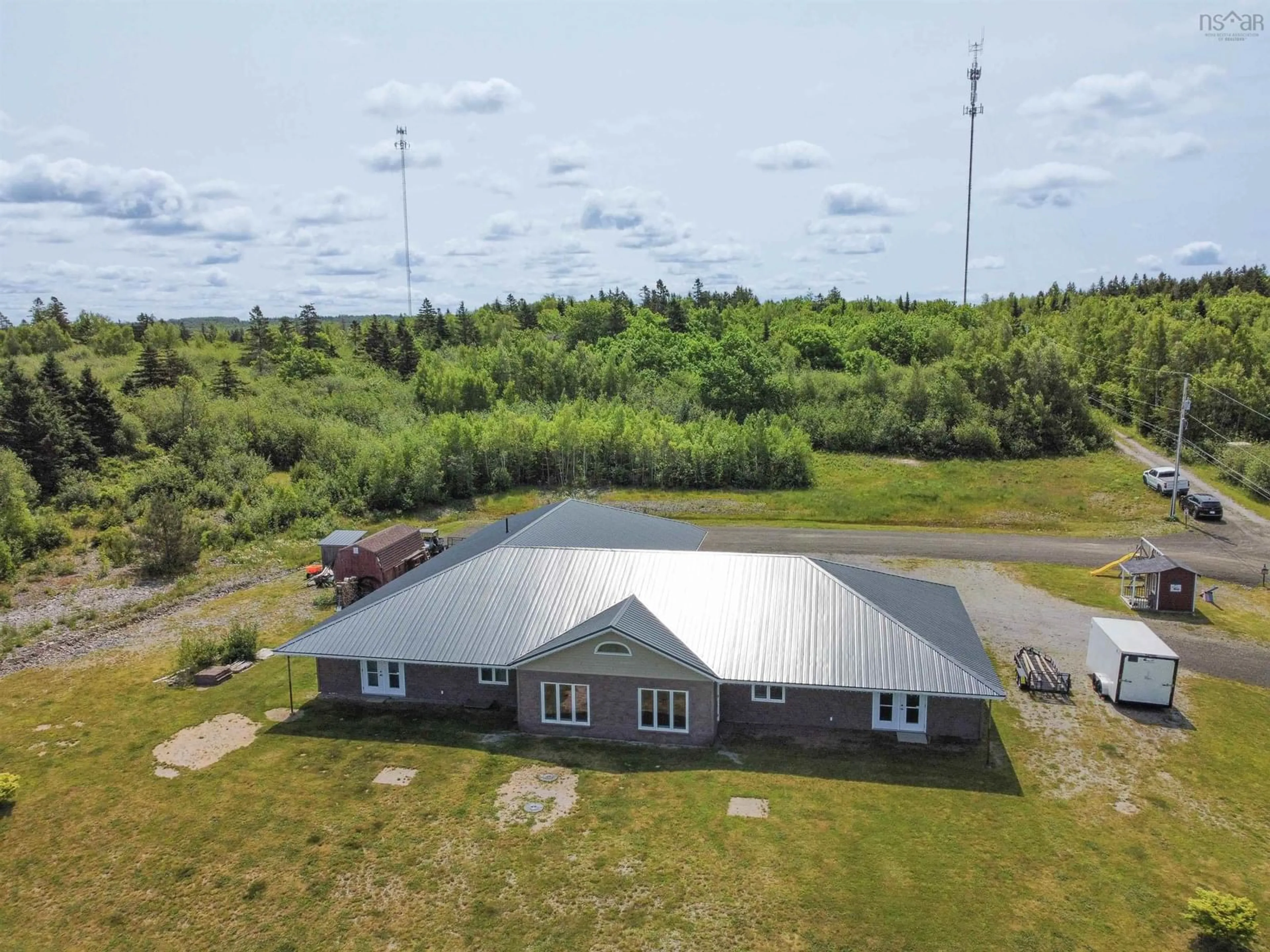 A pic from outside/outdoor area/front of a property/back of a property/a pic from drone, building for 99 Inglis Lane, Marshalltown Nova Scotia B0V 1A0