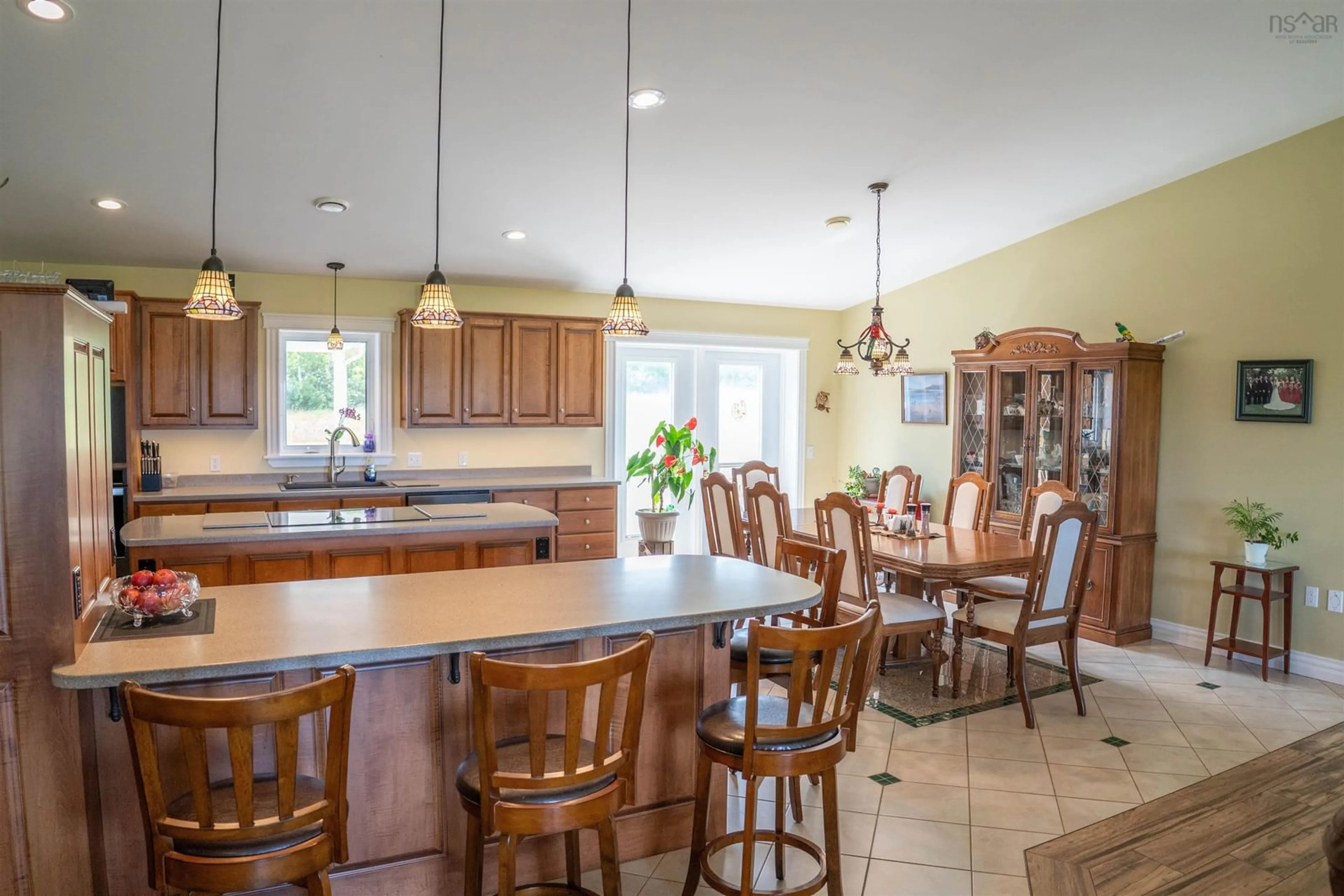 Open concept kitchen, ceramic/tile floor for 99 Inglis Lane, Marshalltown Nova Scotia B0V 1A0