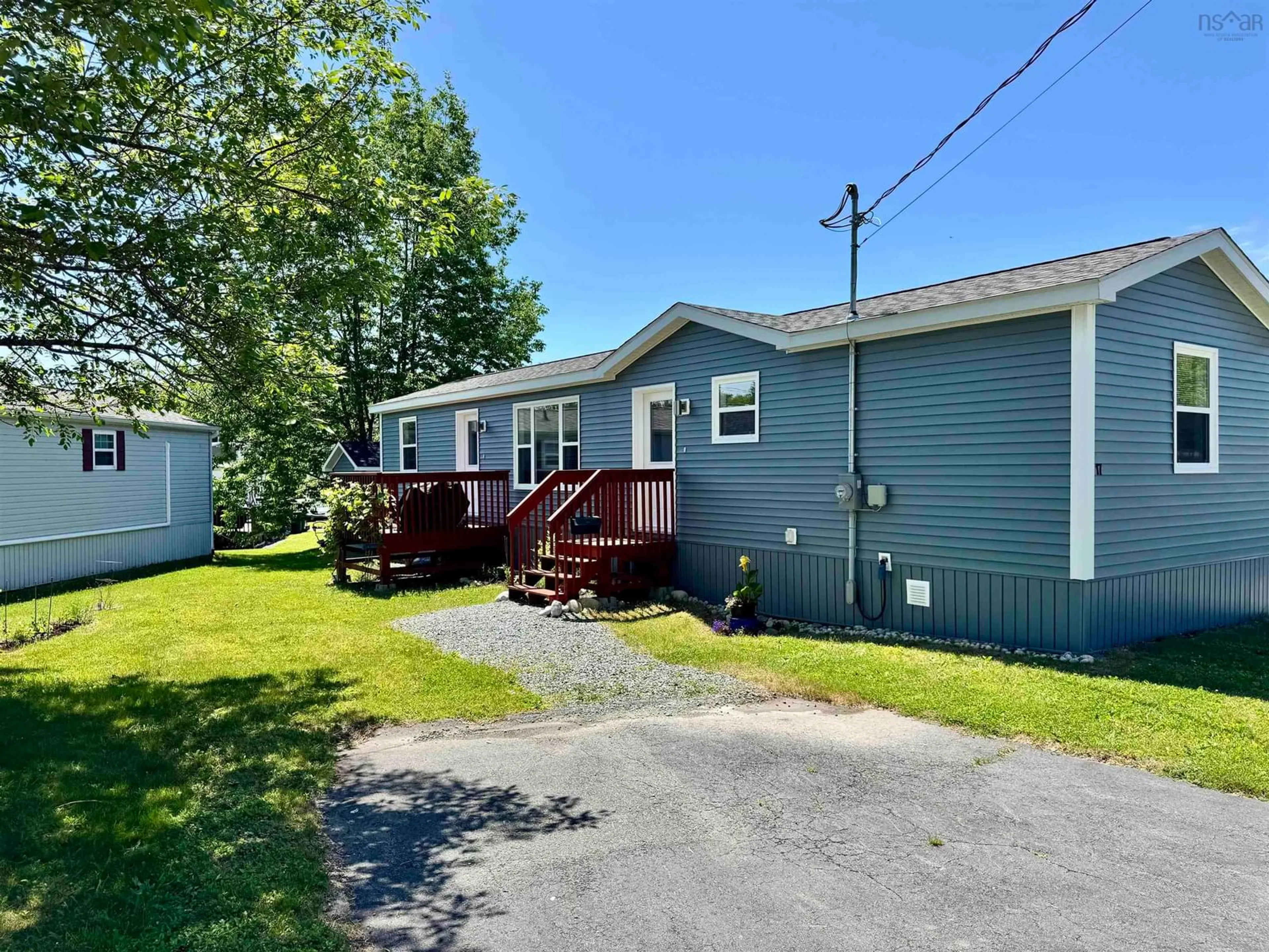 A pic from outside/outdoor area/front of a property/back of a property/a pic from drone, water/lake/river/ocean view for 17 Gantry Rd, Middle Sackville Nova Scotia B4E 1B7