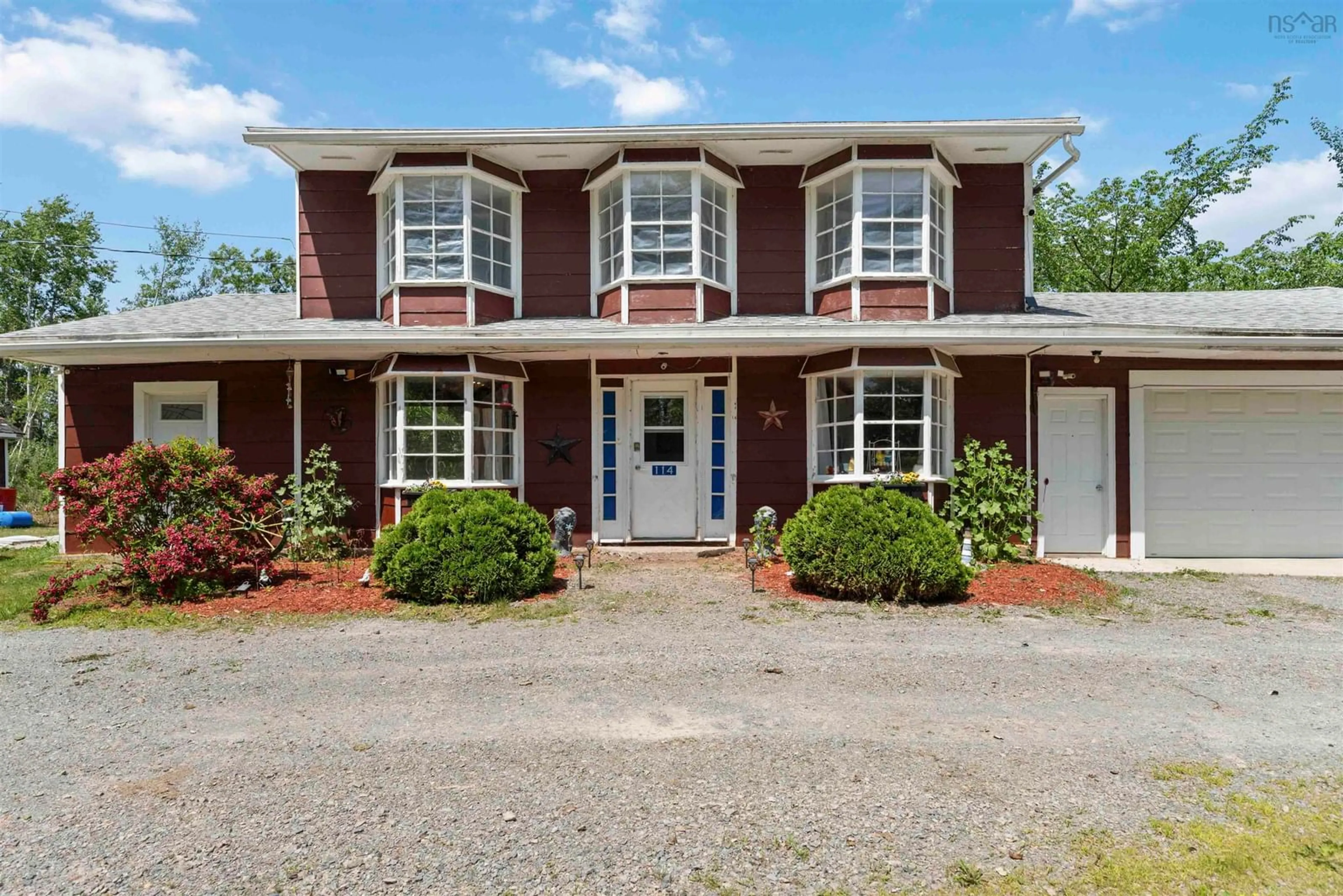 Home with brick exterior material, unknown for 114 Bog Rd, Berwick Nova Scotia B0P 1E0