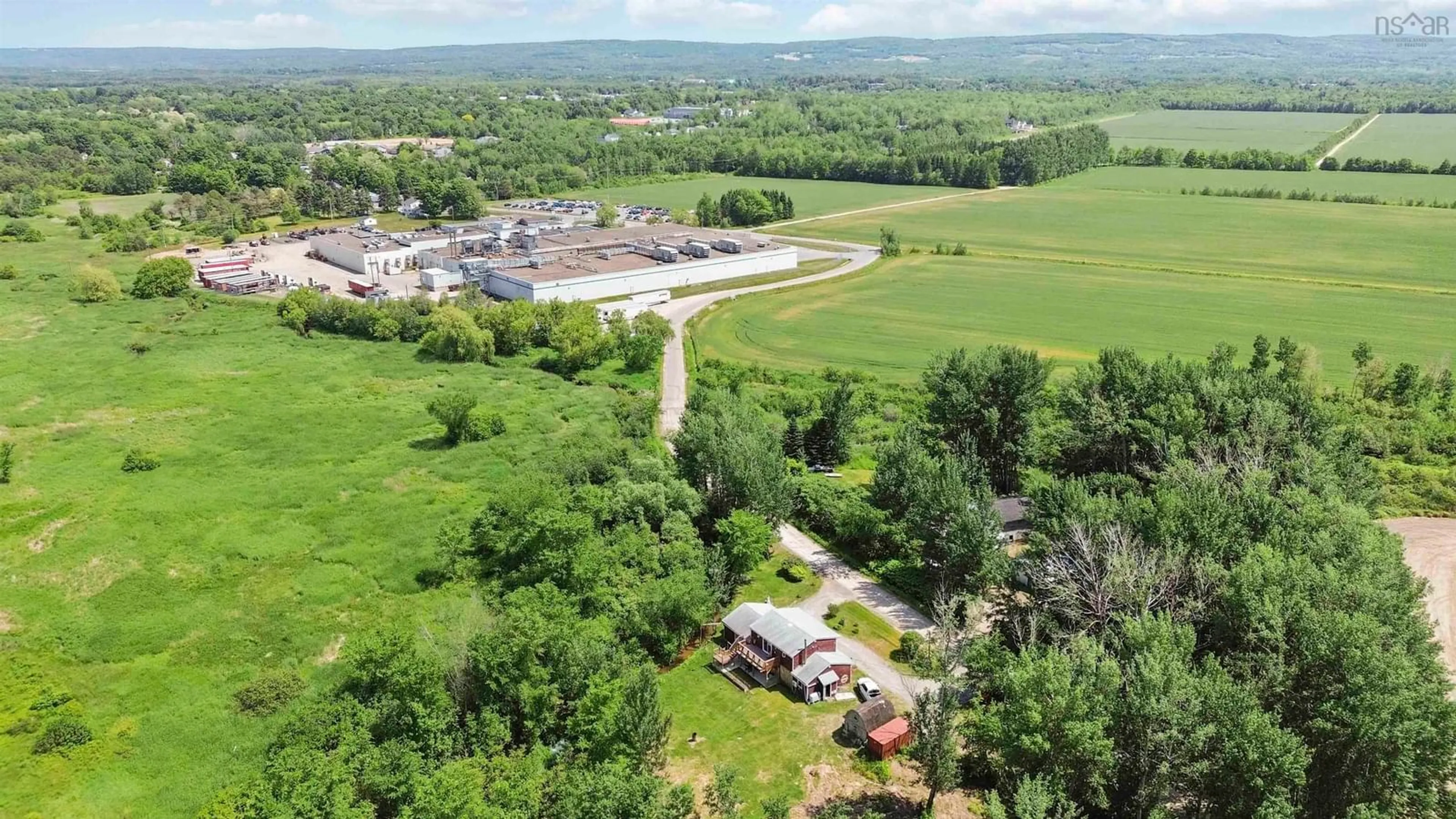 A pic from outside/outdoor area/front of a property/back of a property/a pic from drone, mountain view for 114 Bog Rd, Berwick Nova Scotia B0P 1E0