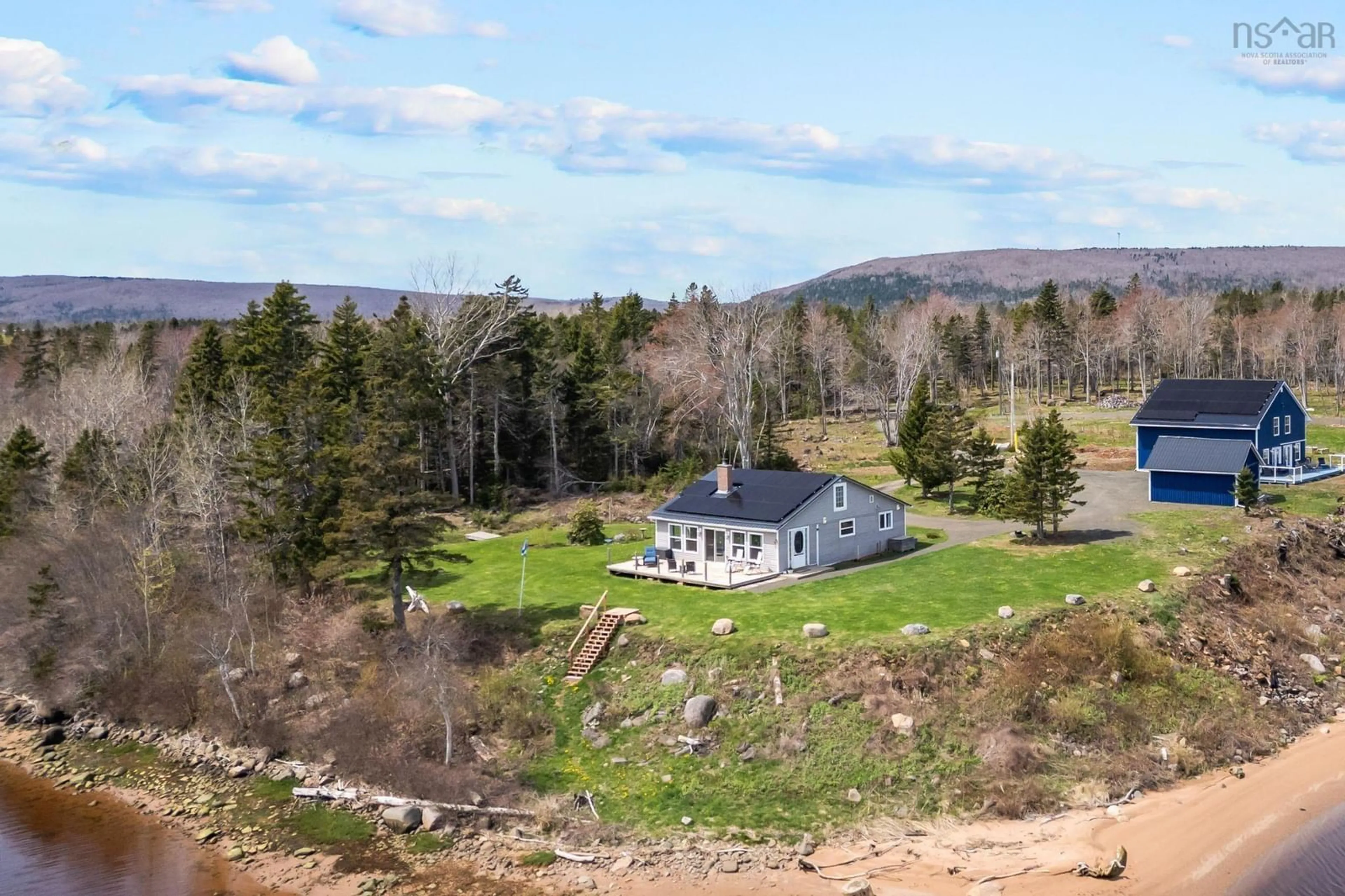 A pic from outside/outdoor area/front of a property/back of a property/a pic from drone, mountain view for 3 Massachussets Rd, Granville Centre Nova Scotia B0S 1A0