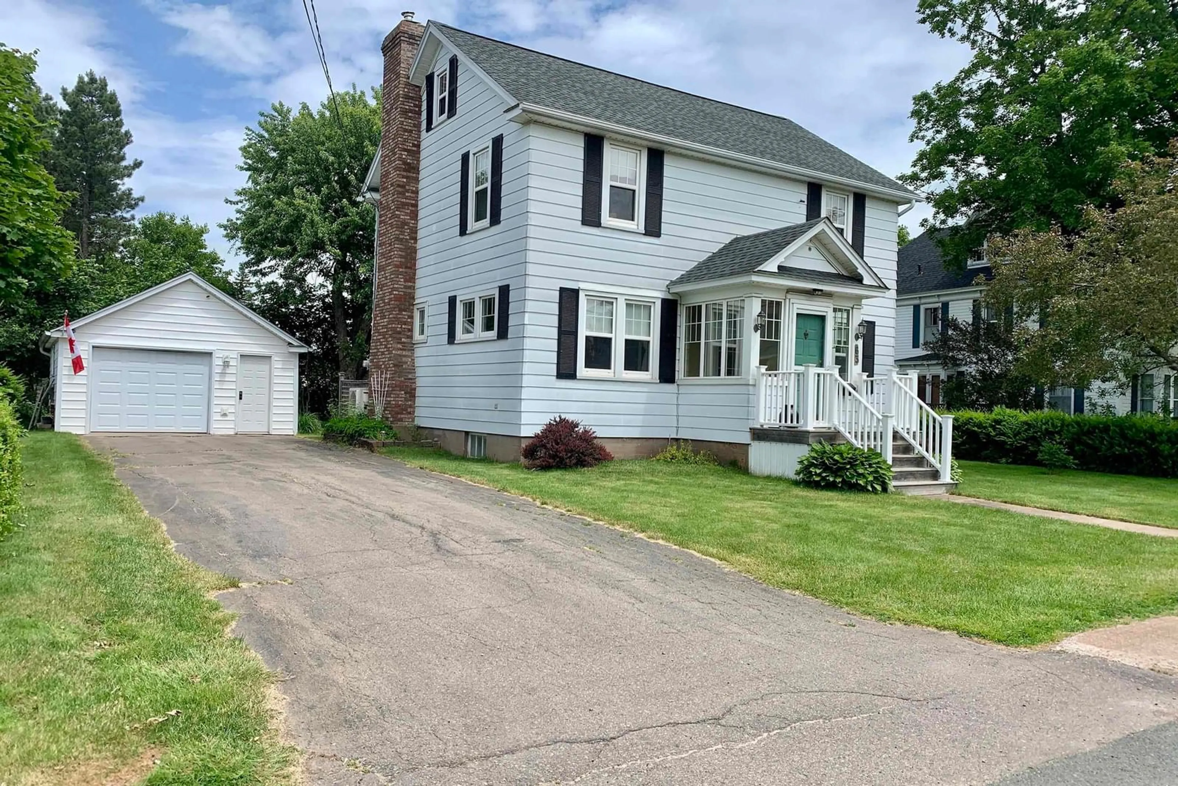Home with vinyl exterior material, street for 63 Duke St, Oxford Nova Scotia B0M 1P0