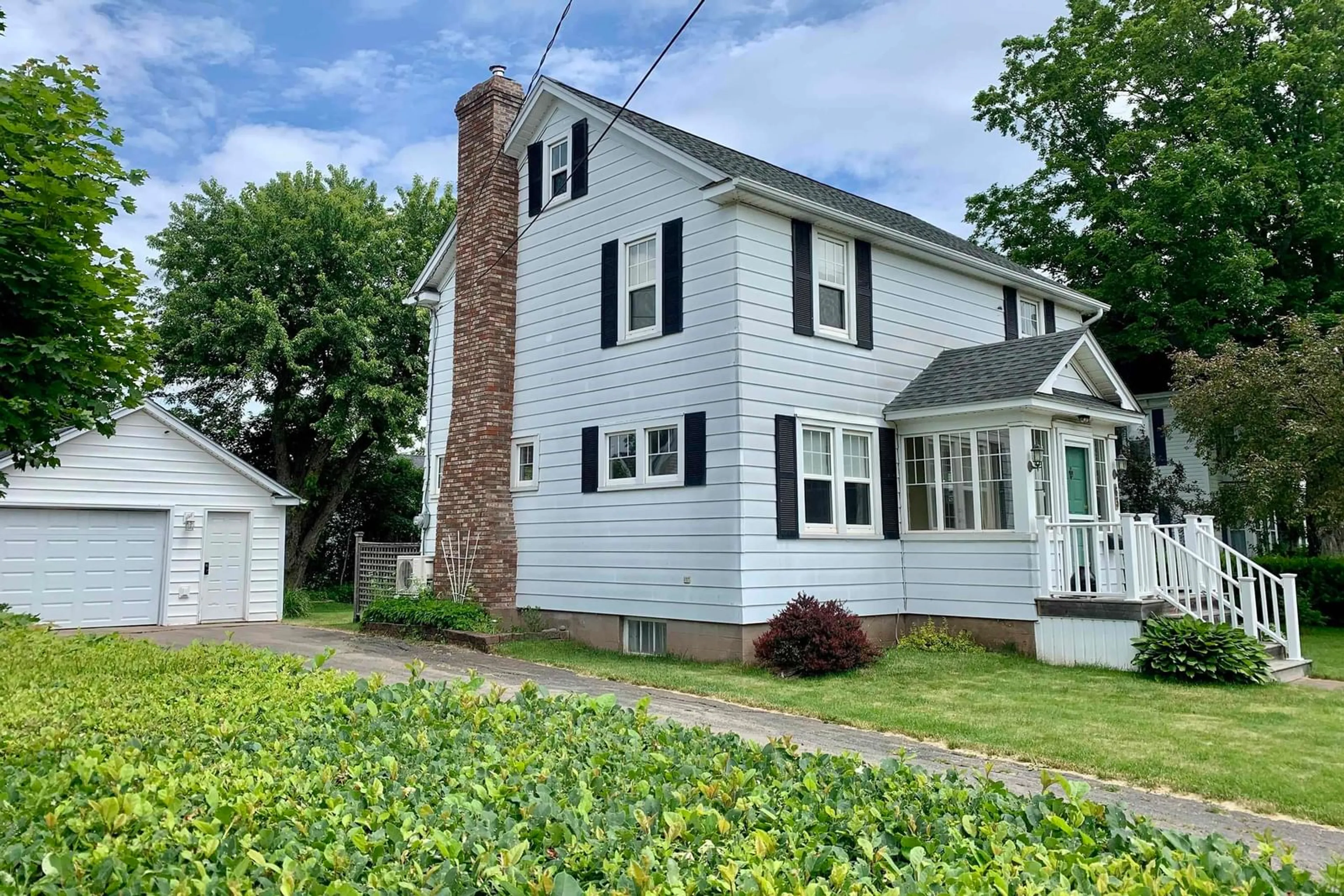 Home with vinyl exterior material, street for 63 Duke St, Oxford Nova Scotia B0M 1P0