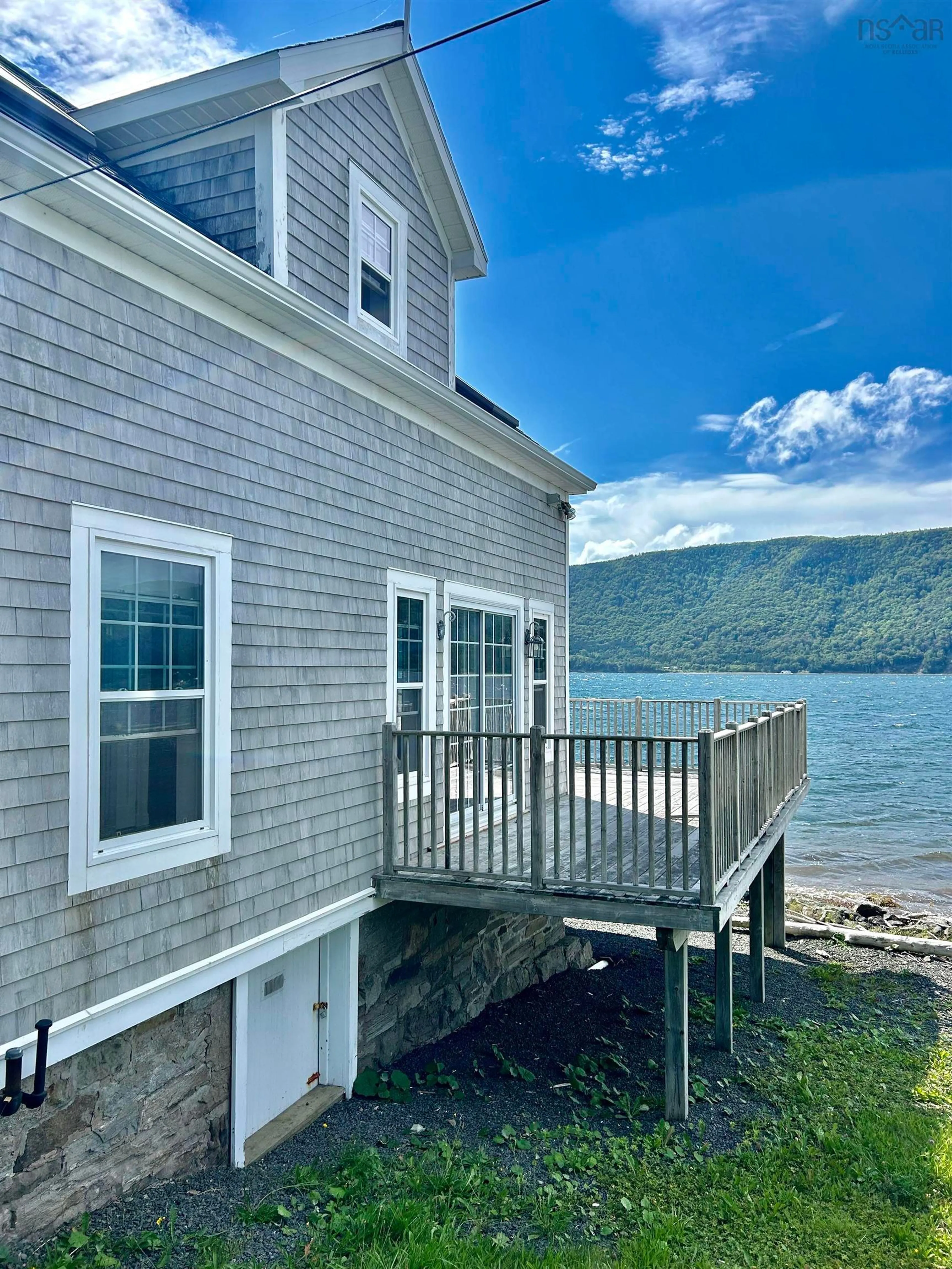 Home with vinyl exterior material, water/lake/river/ocean view for 1081 Highway 312, Englishtown Nova Scotia B0C 1H0