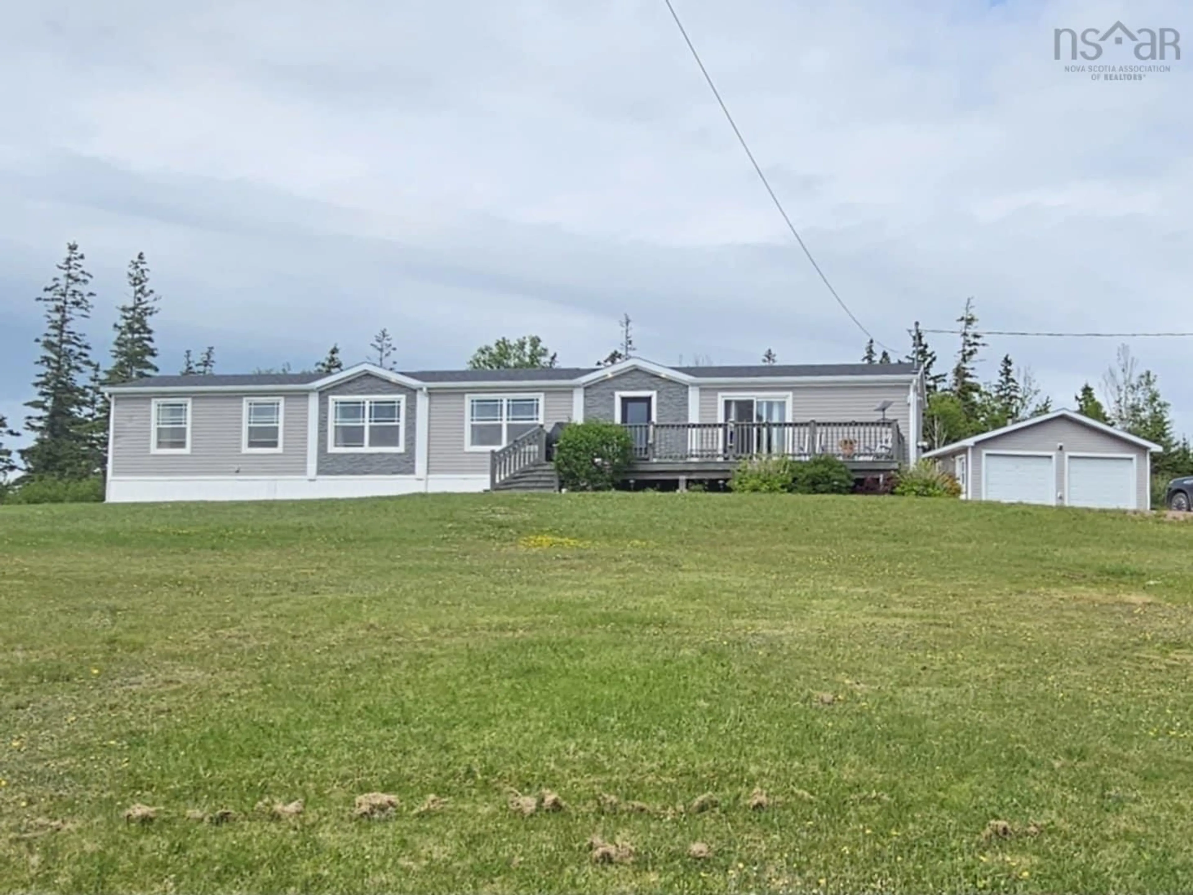 A pic from outside/outdoor area/front of a property/back of a property/a pic from drone, unknown for 987 West Bay Road, Parrsboro Nova Scotia B0M 1S0