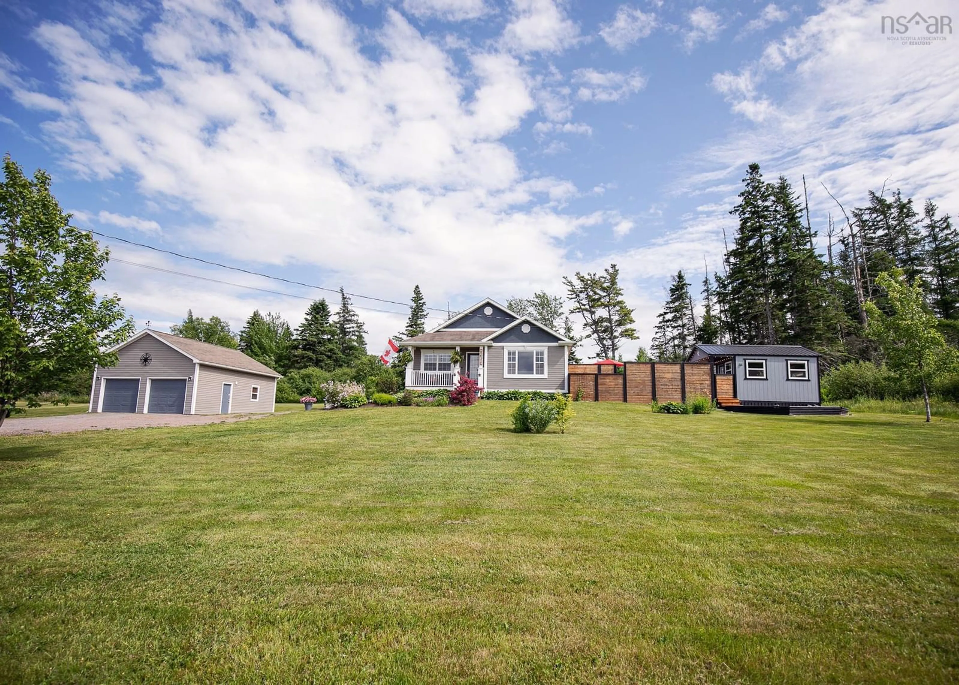 A pic from outside/outdoor area/front of a property/back of a property/a pic from drone, water/lake/river/ocean view for 648 Nappan Rd, Brookdale Nova Scotia B4H 3Y3