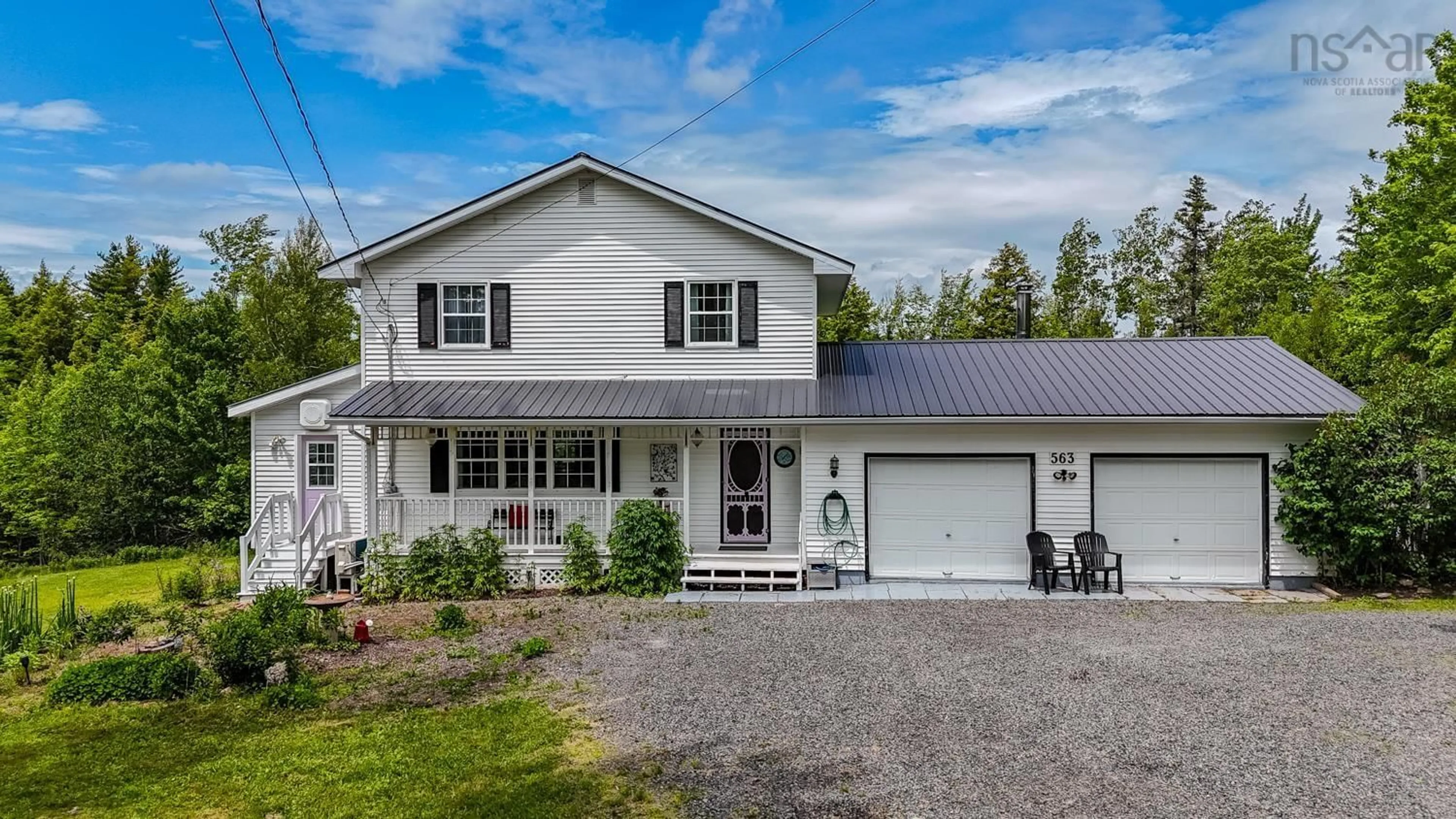 Home with vinyl exterior material, street for 563 West Tatamagouche Rd, West Tatamagouche Nova Scotia B0K 1V0
