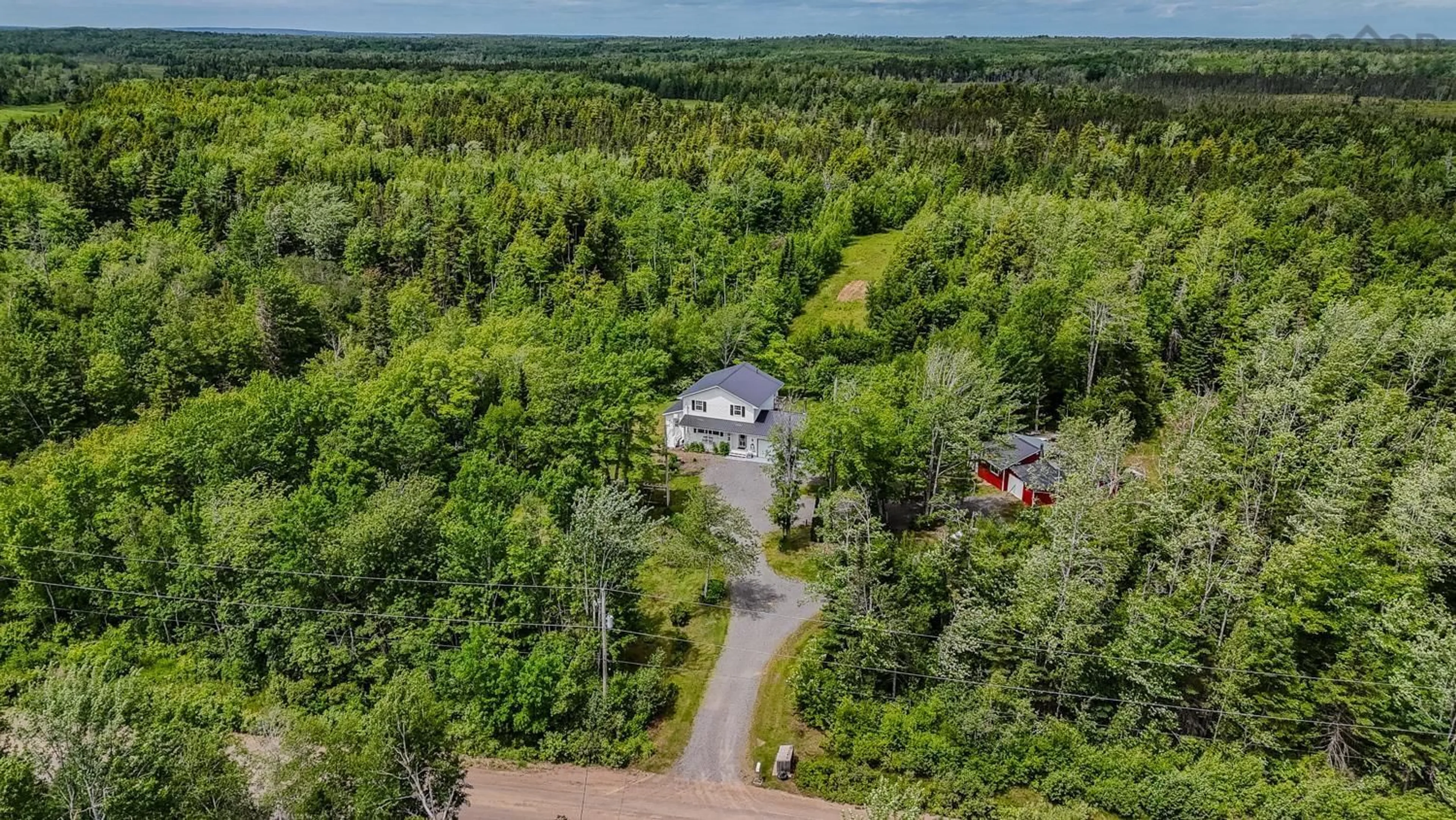 A pic from outside/outdoor area/front of a property/back of a property/a pic from drone, forest/trees view for 563 West Tatamagouche Rd, West Tatamagouche Nova Scotia B0K 1V0