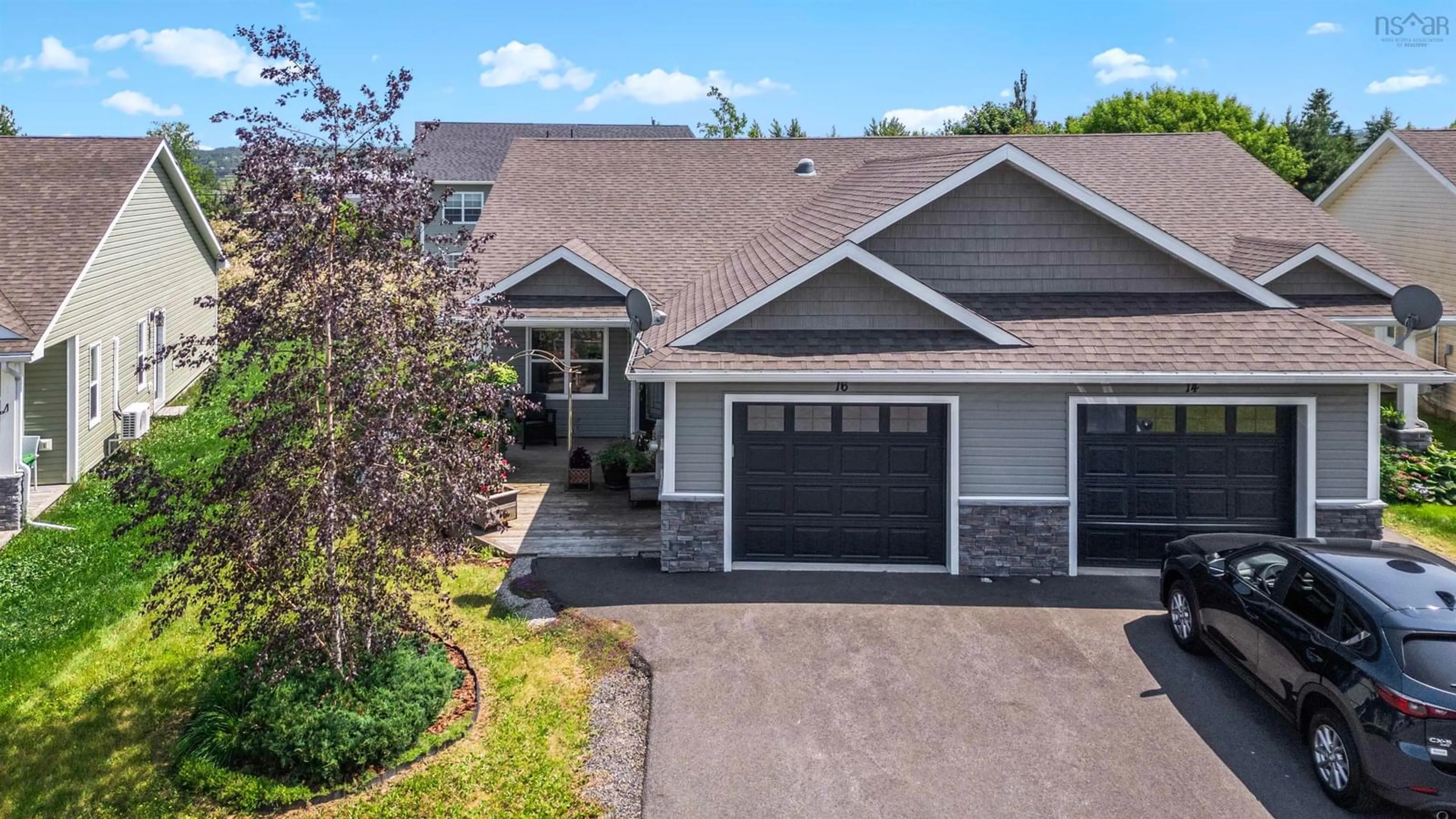 Home with vinyl exterior material, street for 16 Selena Crt, Port Williams Nova Scotia B0P 1T0
