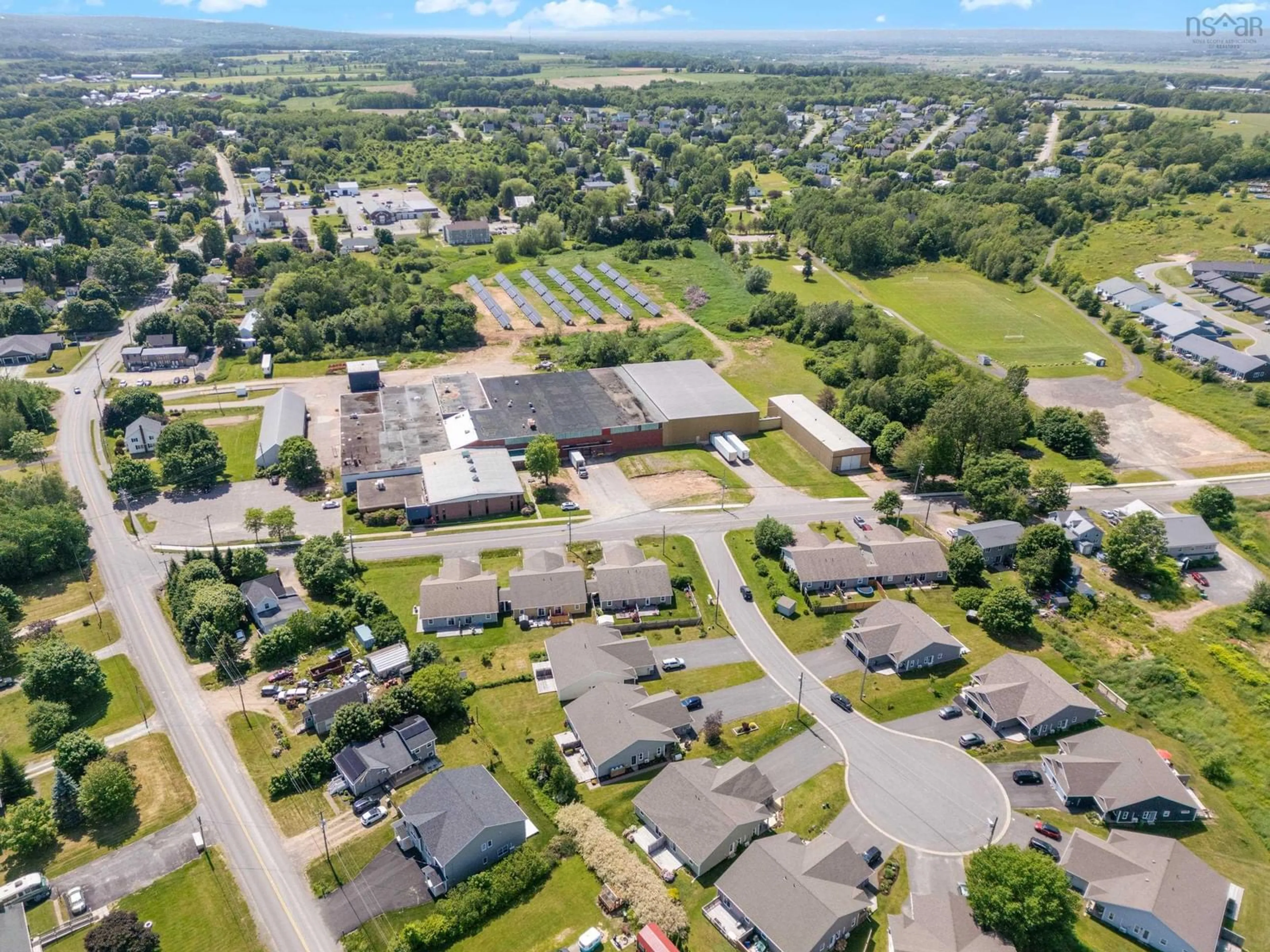 A pic from outside/outdoor area/front of a property/back of a property/a pic from drone, mountain view for 16 Selena Crt, Port Williams Nova Scotia B0P 1T0