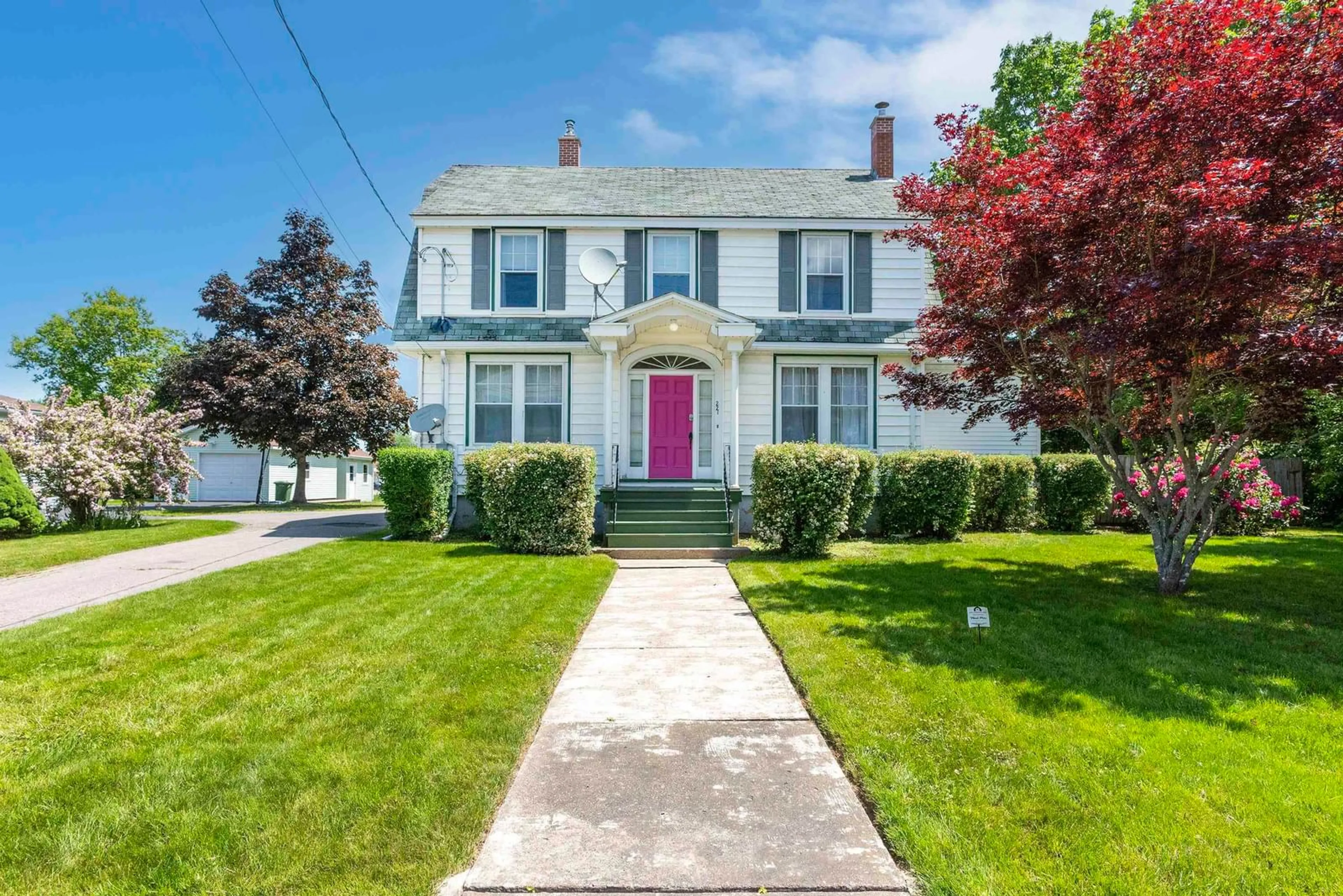 Home with vinyl exterior material, street for 221 Wiley Ave, Windsor Nova Scotia B0N 2T0