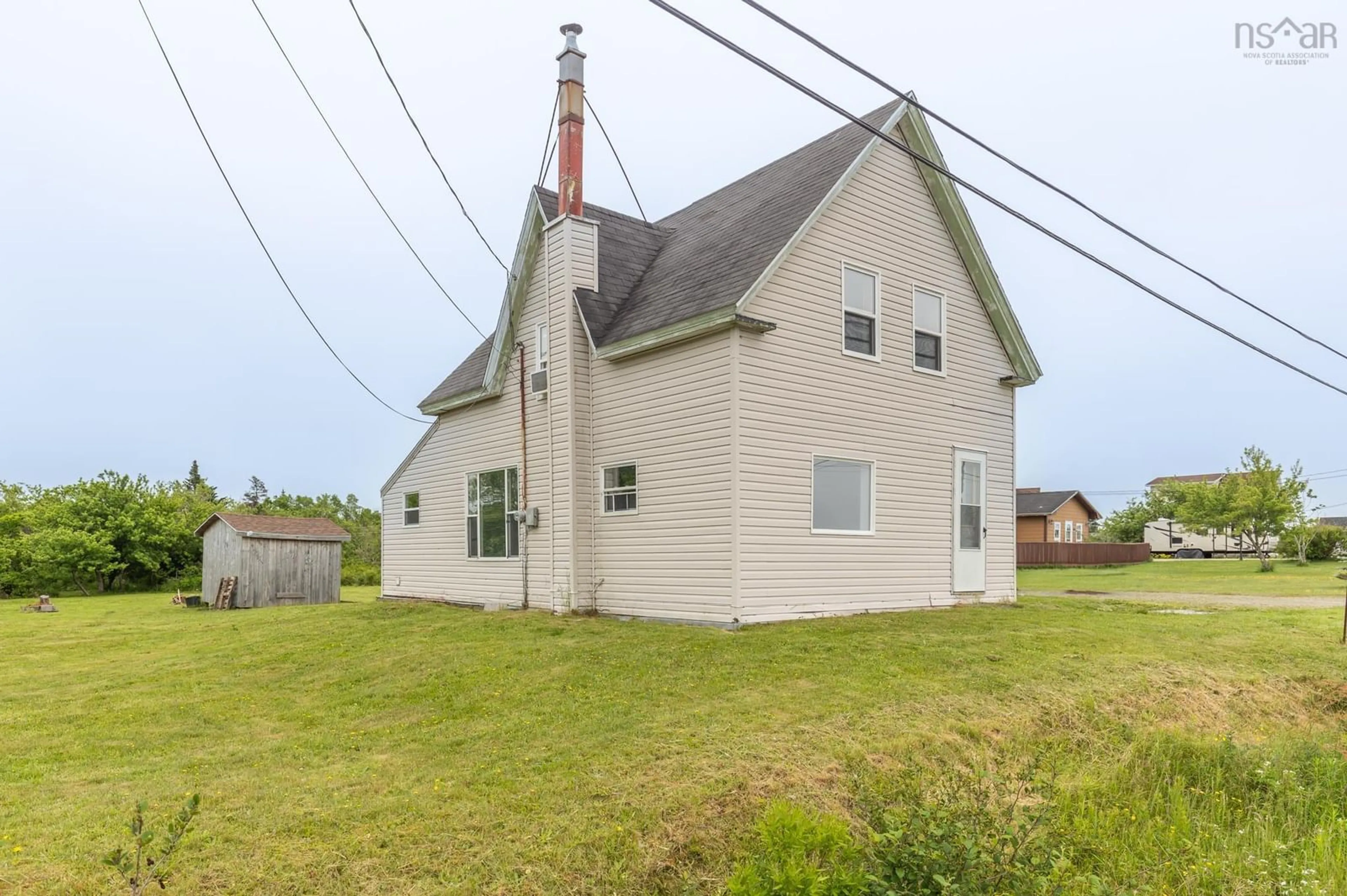 A pic from outside/outdoor area/front of a property/back of a property/a pic from drone, building for 3606 Highway 308, Hubbards Point Nova Scotia B0W 3M0
