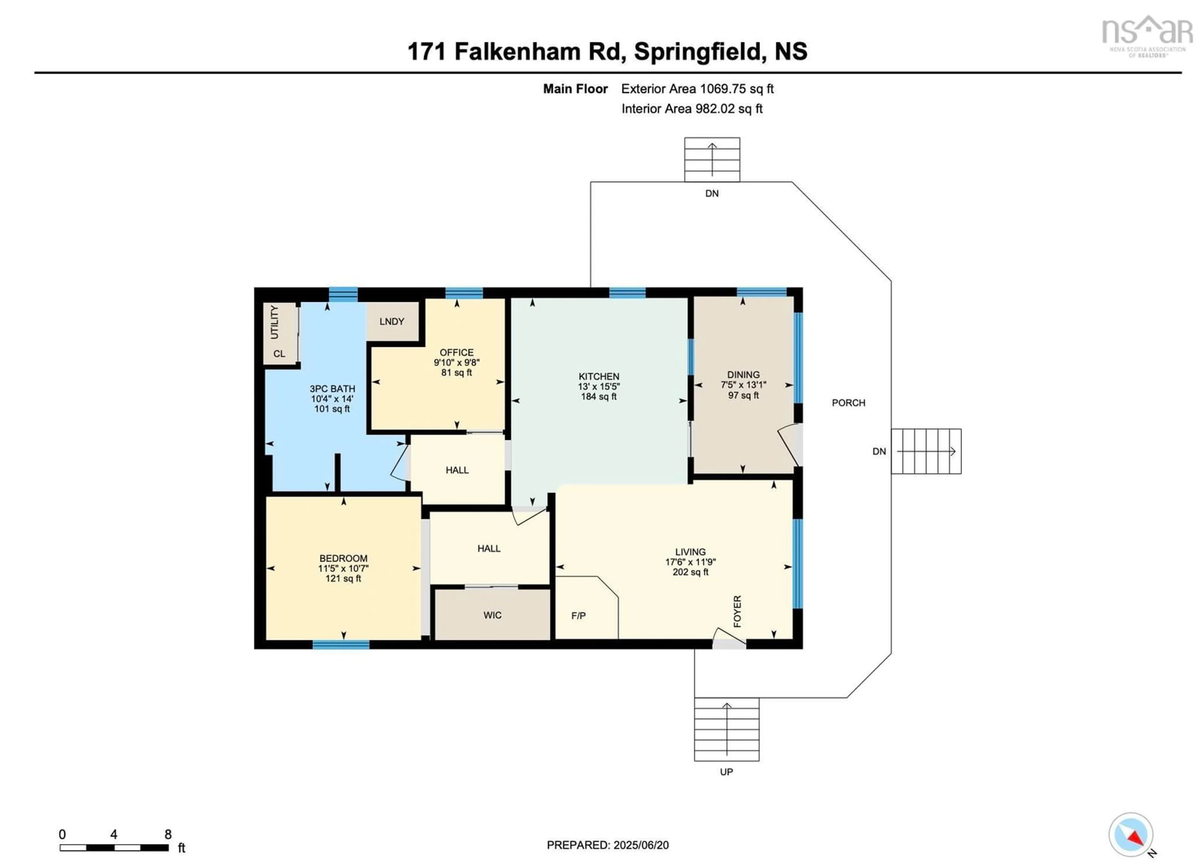 Floor plan for 171 Falkenham Rd, East Dalhousie Nova Scotia B0R 1H0