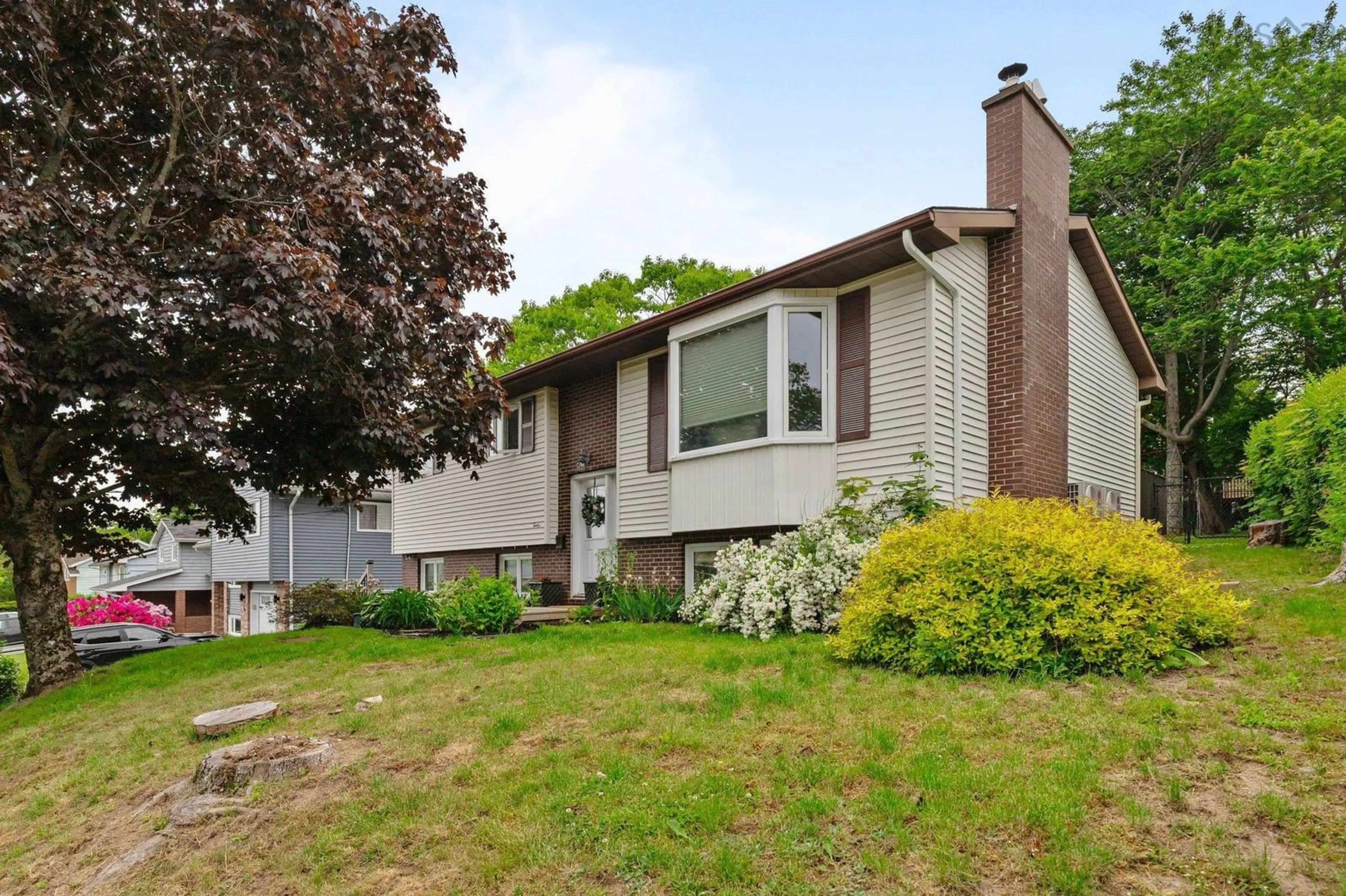 Home with vinyl exterior material, street for 12 Berncray Ave, Dartmouth Nova Scotia B2X 2X7