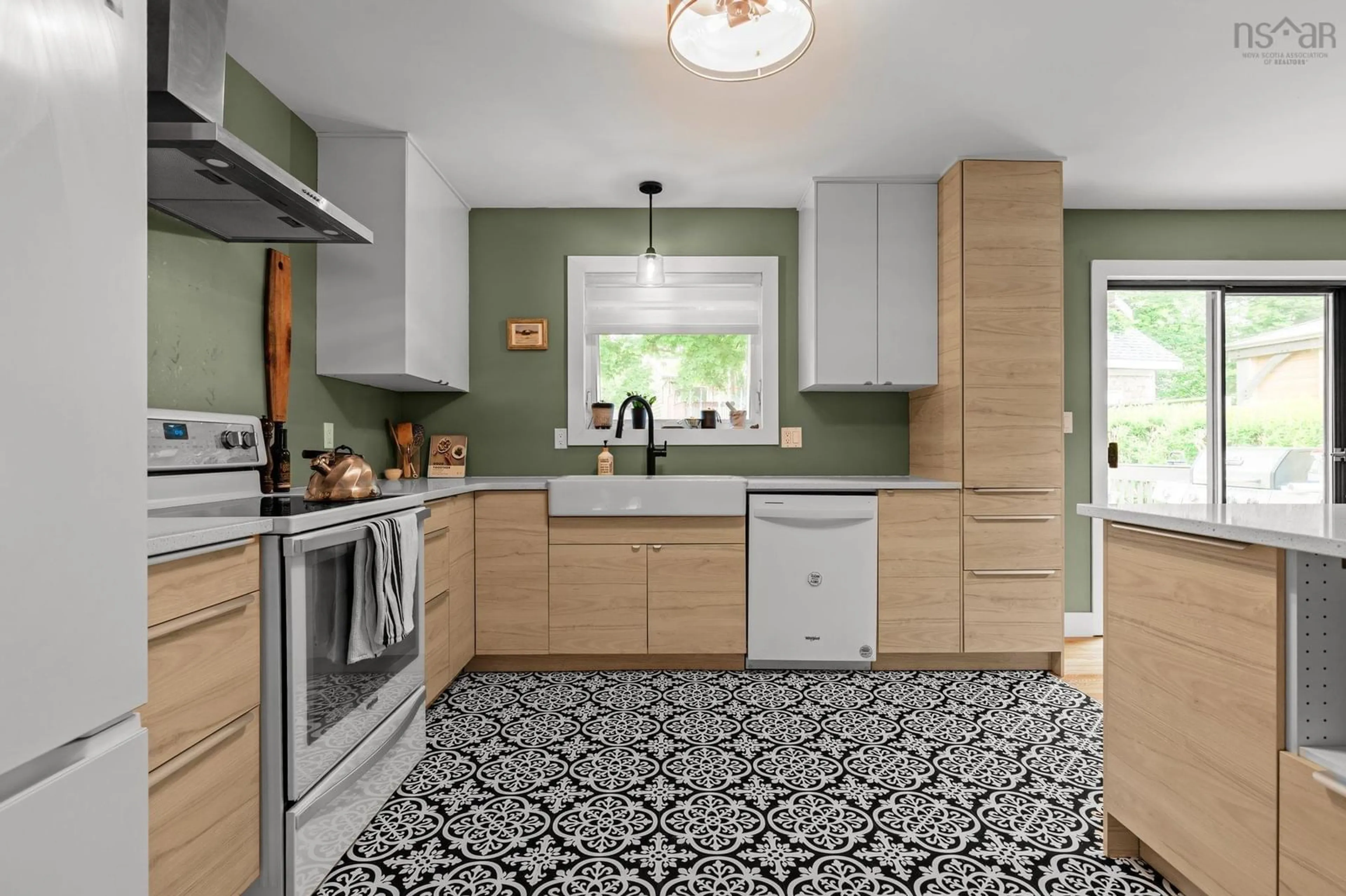 Contemporary kitchen, ceramic/tile floor for 12 Berncray Ave, Dartmouth Nova Scotia B2X 2X7